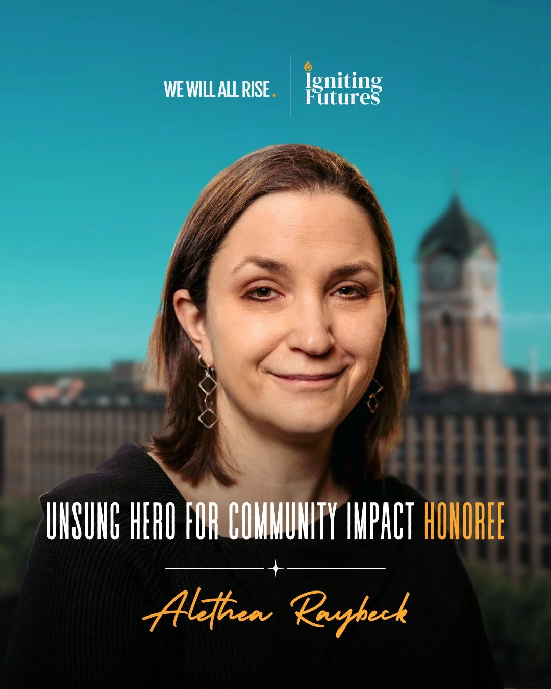 We are thrilled to celebrate Alethea Raybeck as our Unsung Hero for Community Impact Honoree at Igniting Futures!⁠
⁠
Alethea&rsquo;s dedication to educational access, youth leadership, and social justice has opened doors and transformed futures for c