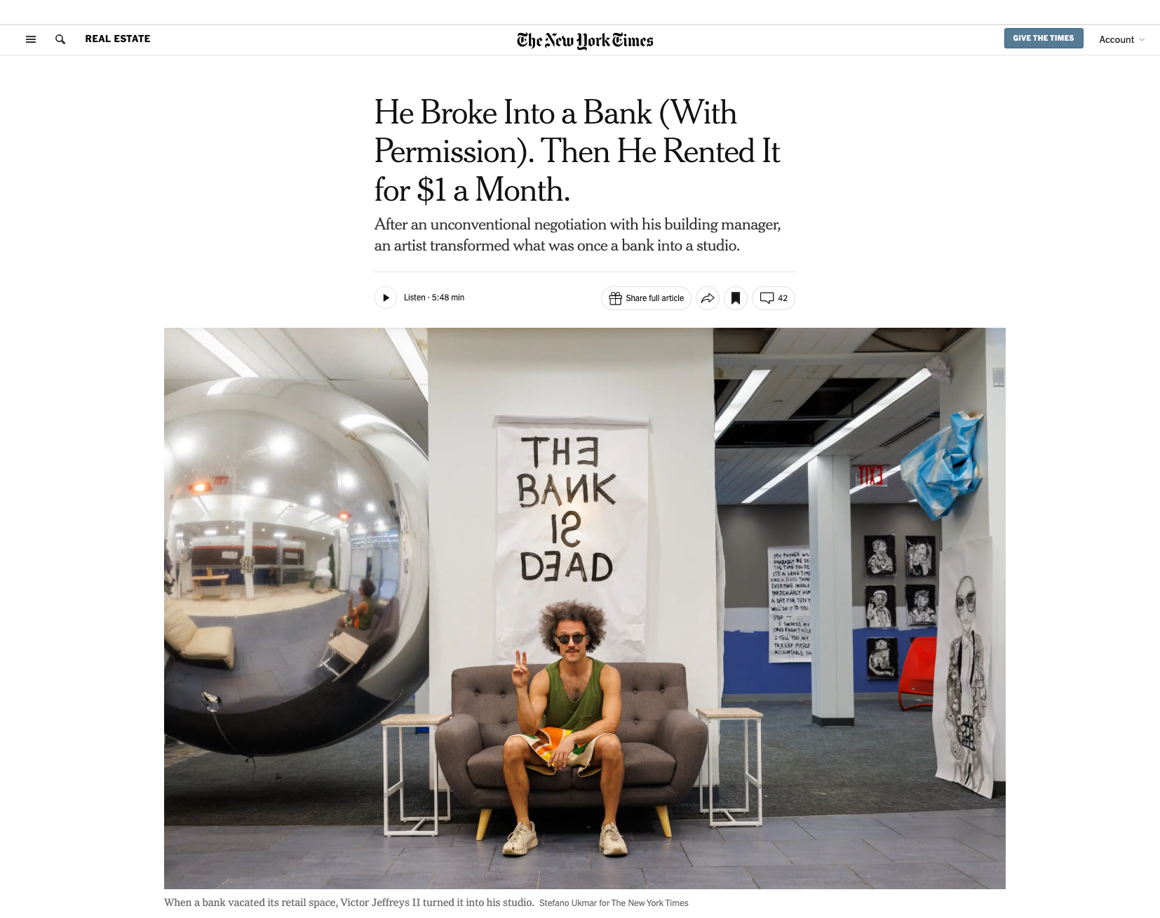 THE DEAD BANK