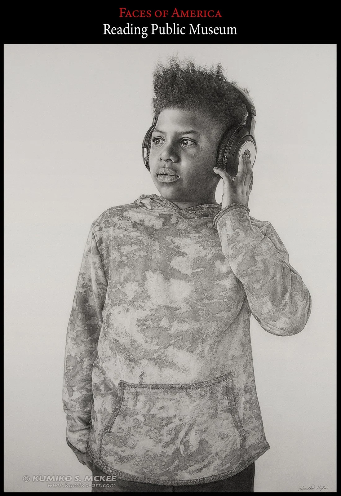 “Savion” on display in the “Faces of America” at the Reading Public Museum