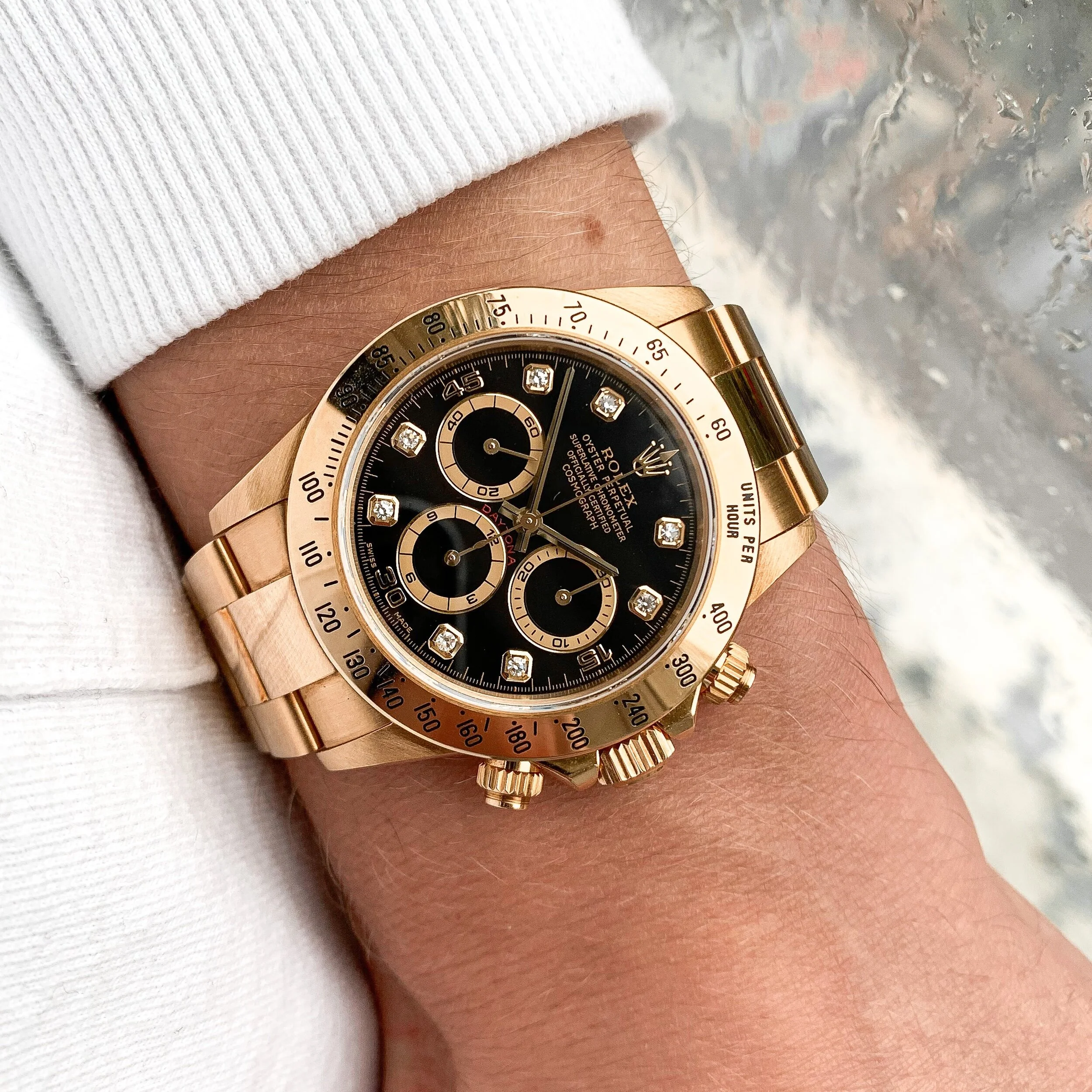 Yellow Gold Rolex Daytona Uhr Rolex Daytona 40, 18k Yellow Gold