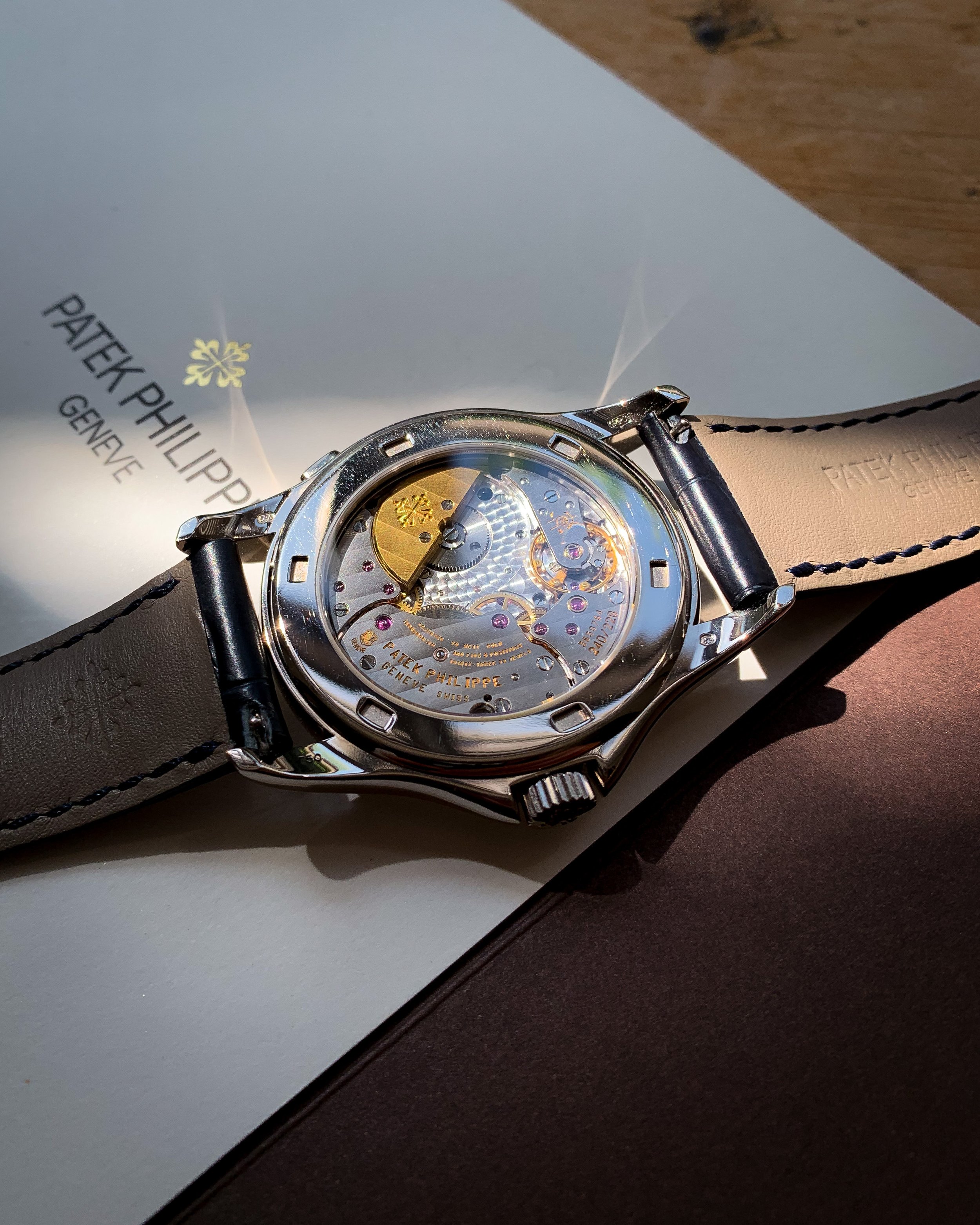 2006 Patek Philippe World Time 5130G with Extracts — Watch Brothers London