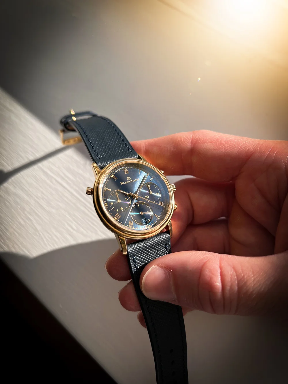 1980's Blancpain SplitSeconds Chronograph 1186 White Gold — Watch