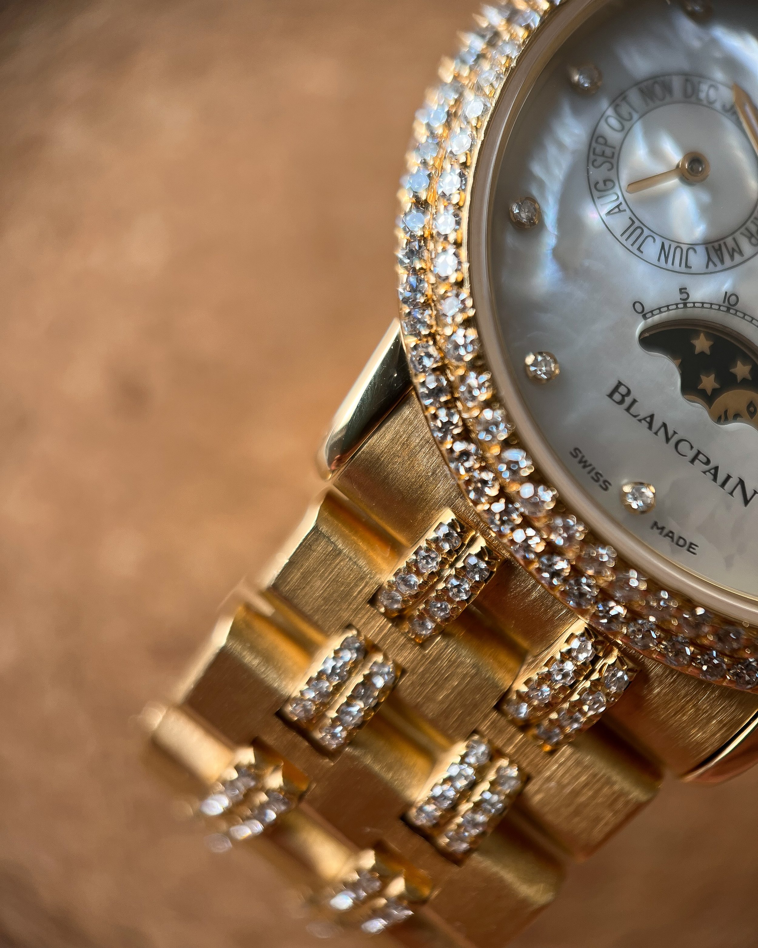 1980's Blancpain Perpetual Calendar 5395 ft. Pearl and Diamonds w: 2024 Blancpain Service 9.JPG