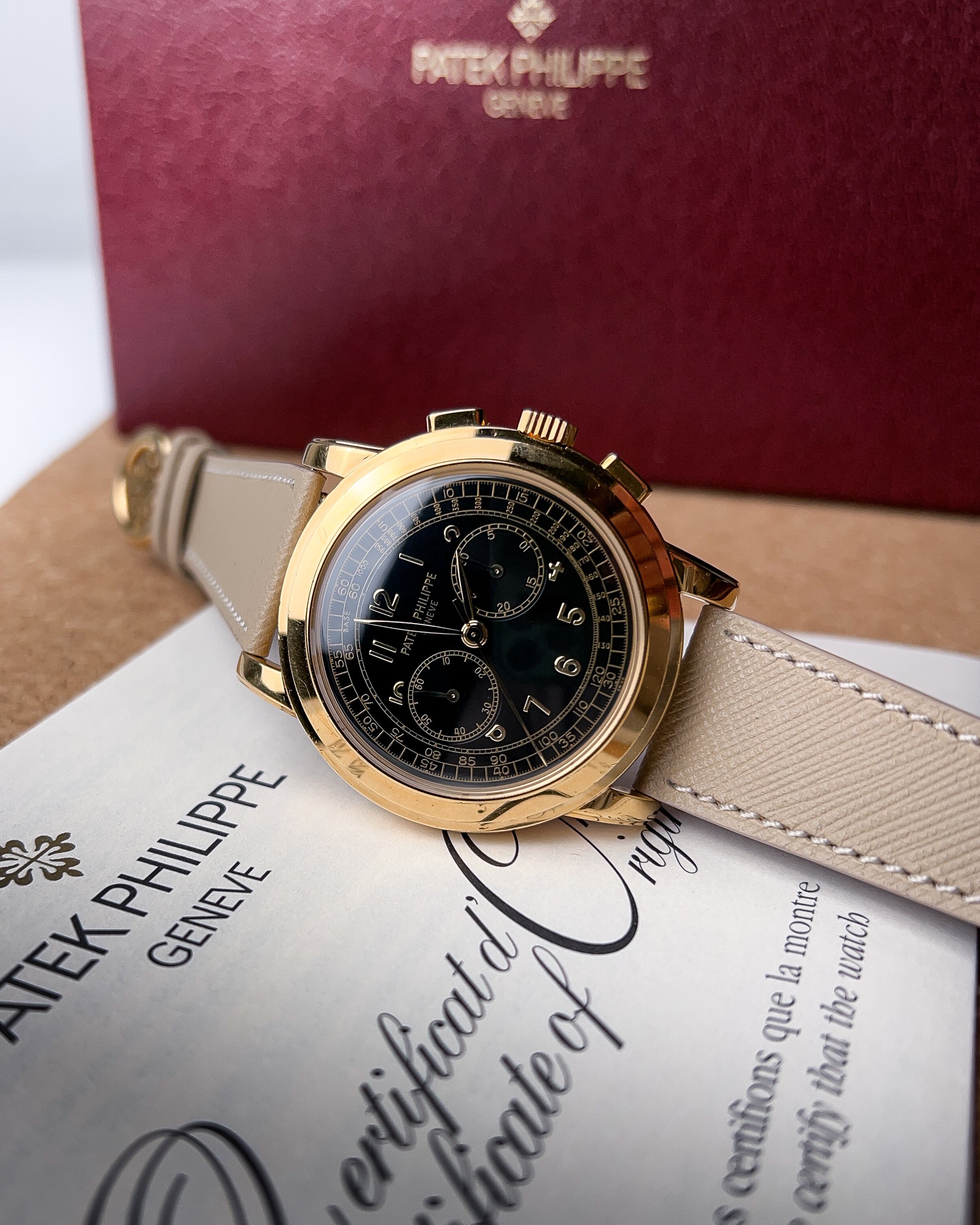 1999 Patek Philippe Chronograph 5070J Boxset and Paperwork 3.JPG