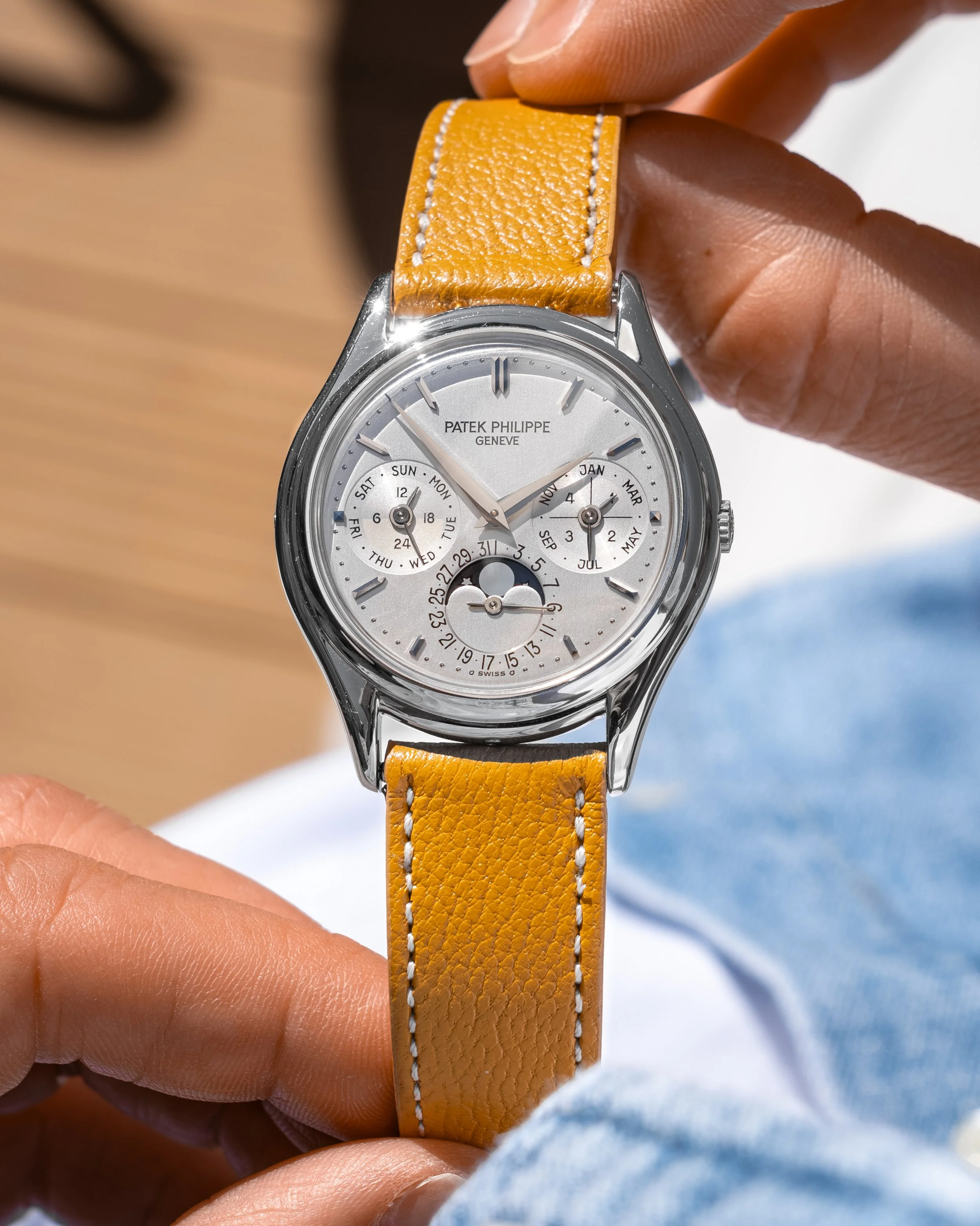 1990's Patek Philippe Perpetual Calendar 3940 Platinum 'Transitional Series' w: Extract and Swing Tag 21.JPG