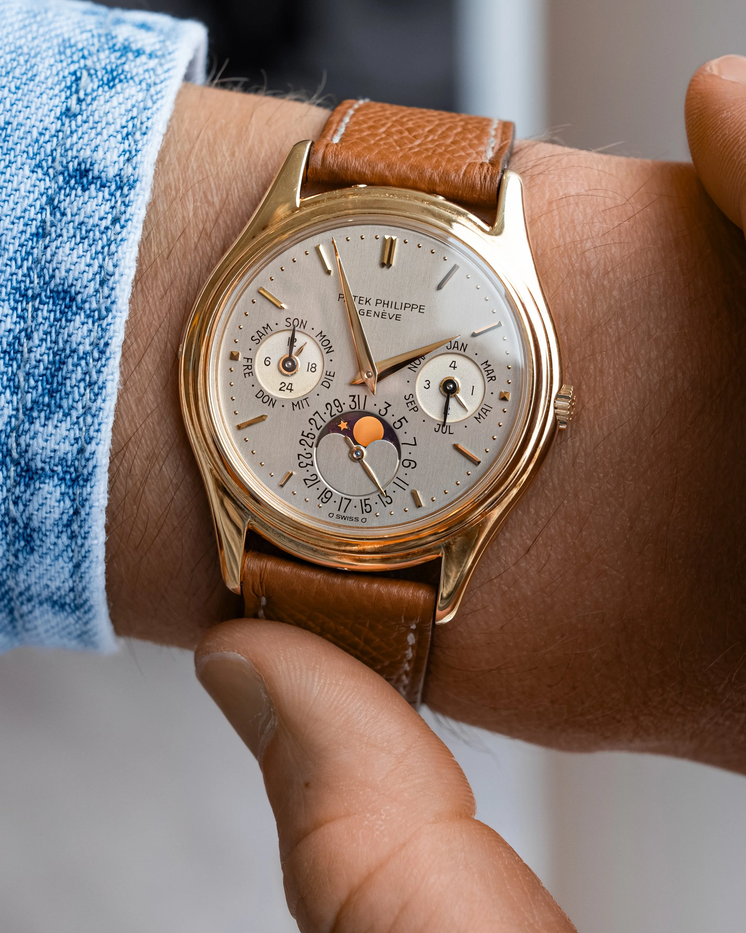1986 Patek Philippe 3940 1st Series with 2025 Patek Service and Archive Extract 13.JPG