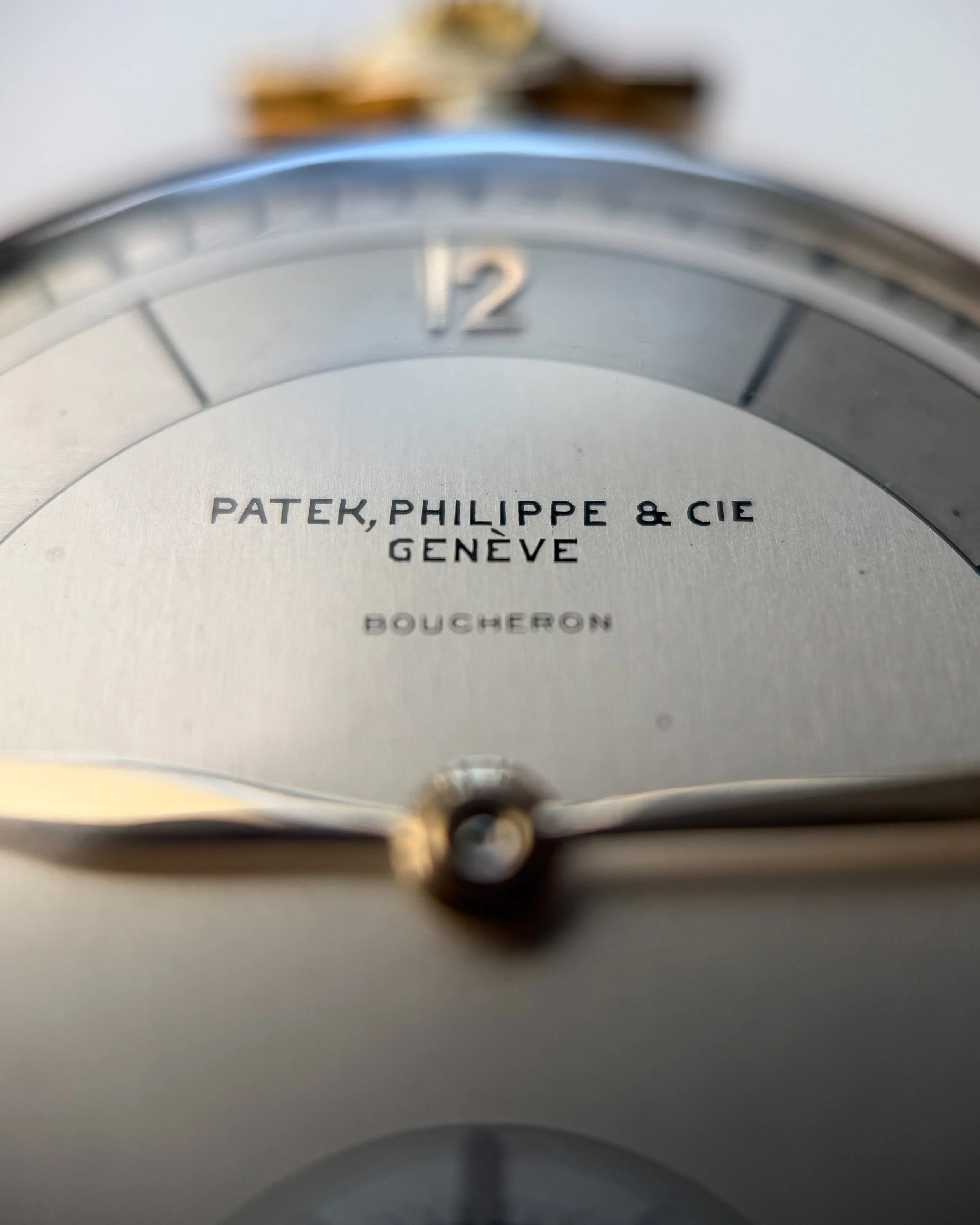 Circa 1937 Patek Philippe 663 Sector Dial Double Signed Boucheron 19.JPG