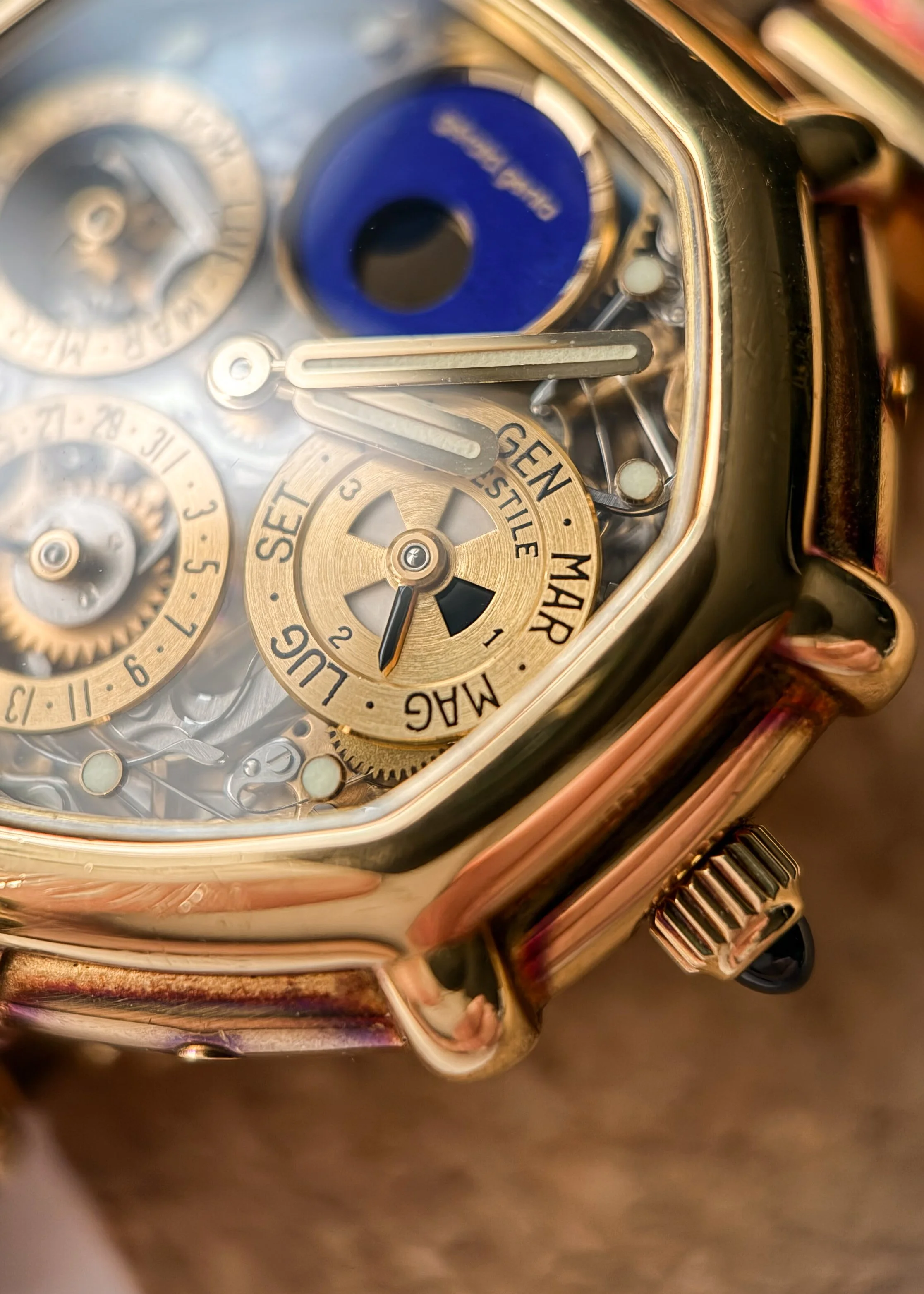 1990's Gerald Genta Minute Repeater Perpetual Calendar 3019 Ft. Crazy Patina 9.JPG