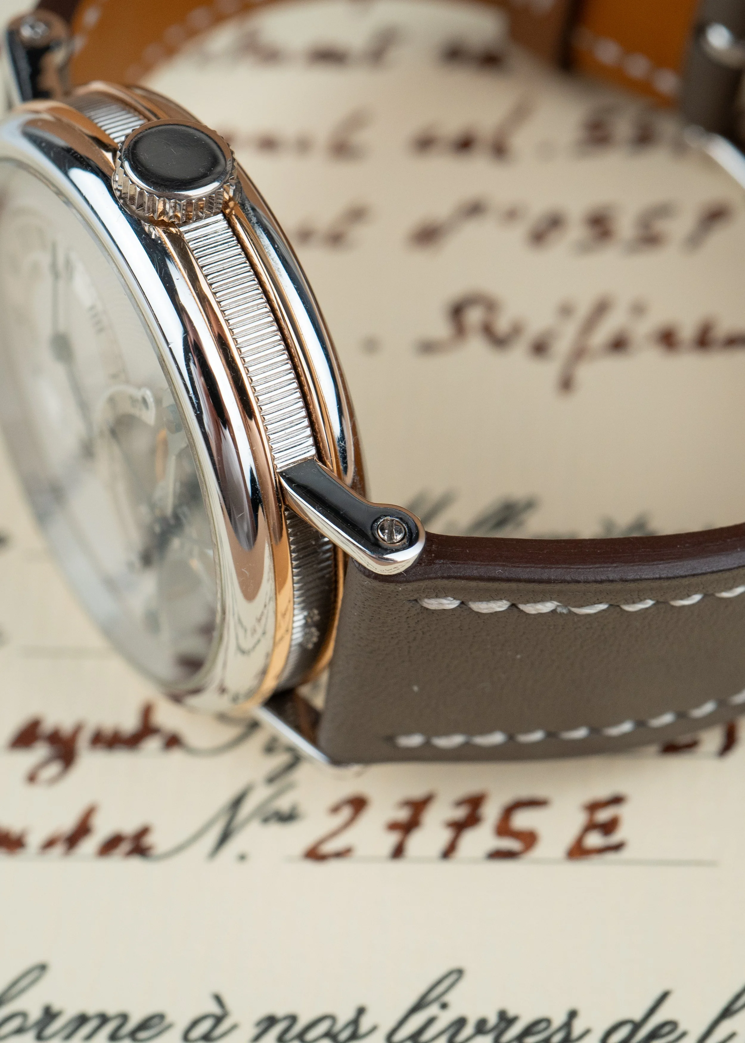 1993 Breguet Classique Tourbillon 3450 Platinum and Rose Gold With Breguet Extract 7.JPG