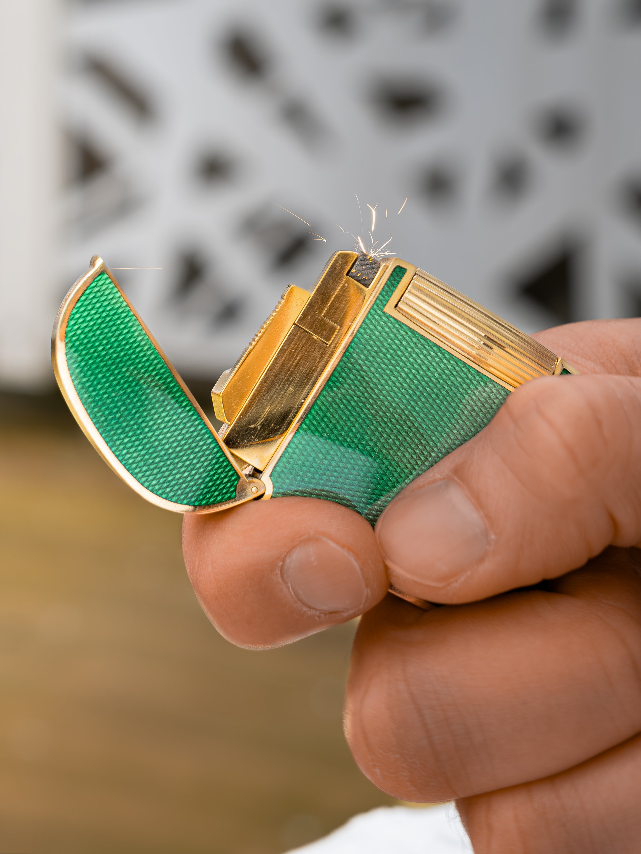 Circa 1975 Patek Philippe 9508 Enamel Lighter Khanjar Signed 1.jpg