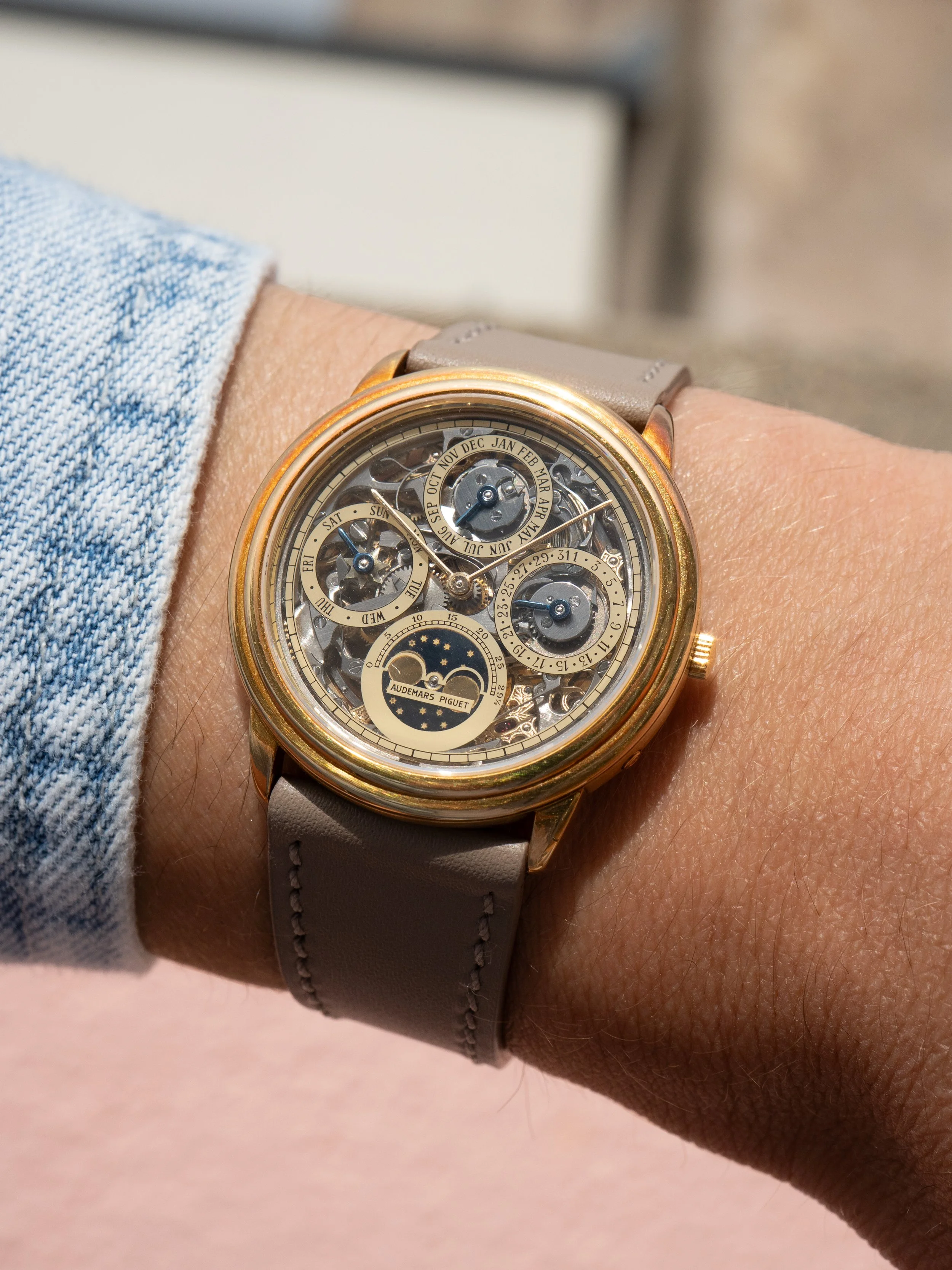 Circa 1990 Audemars Piguet Perpetual Calendar 25668BA With AP Extract And Blank Papers 16.JPG