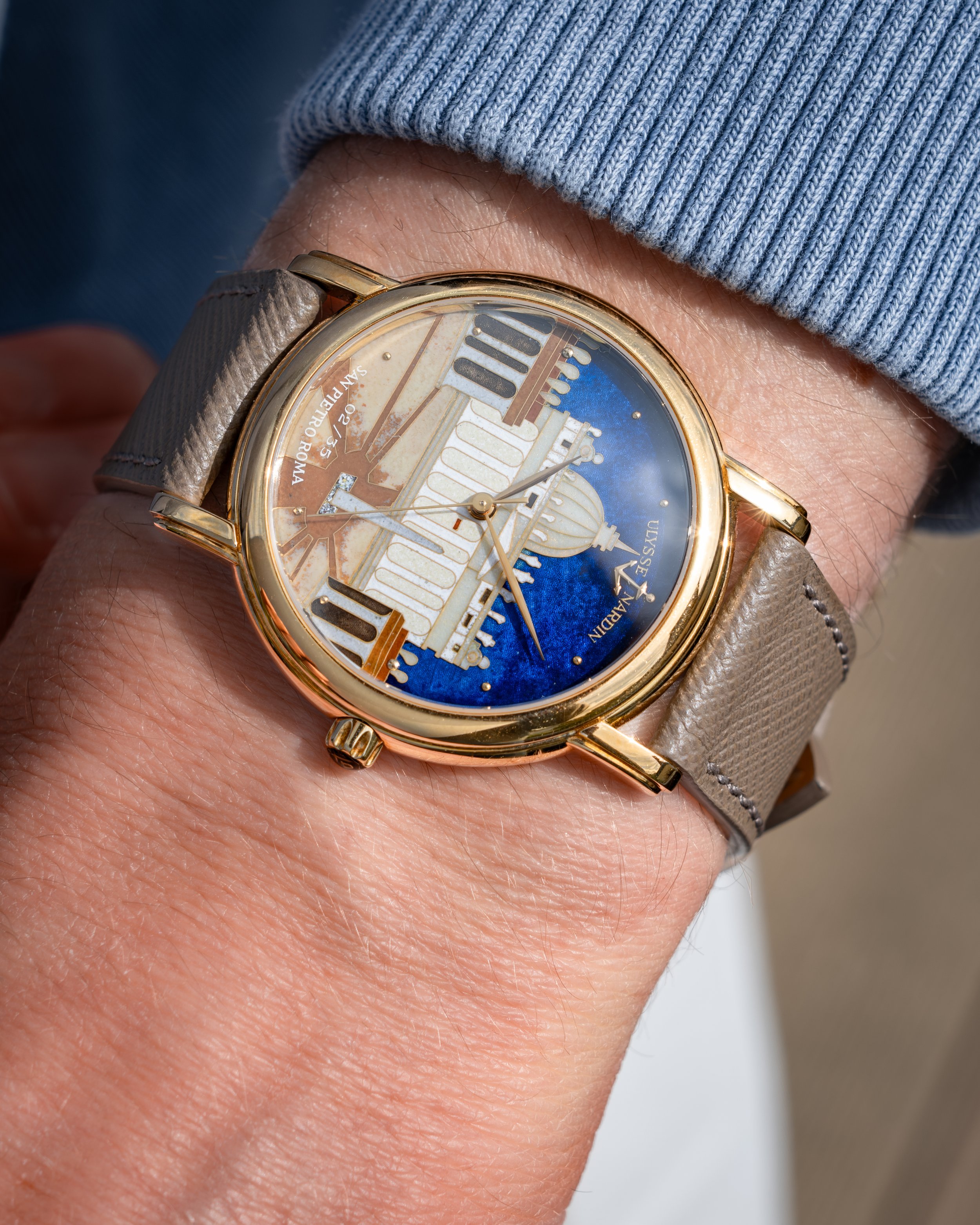 1990's Ulysse Nardin San Marco 131-77-9 San Pietro Roma Limited 35 Pieces 3.jpg