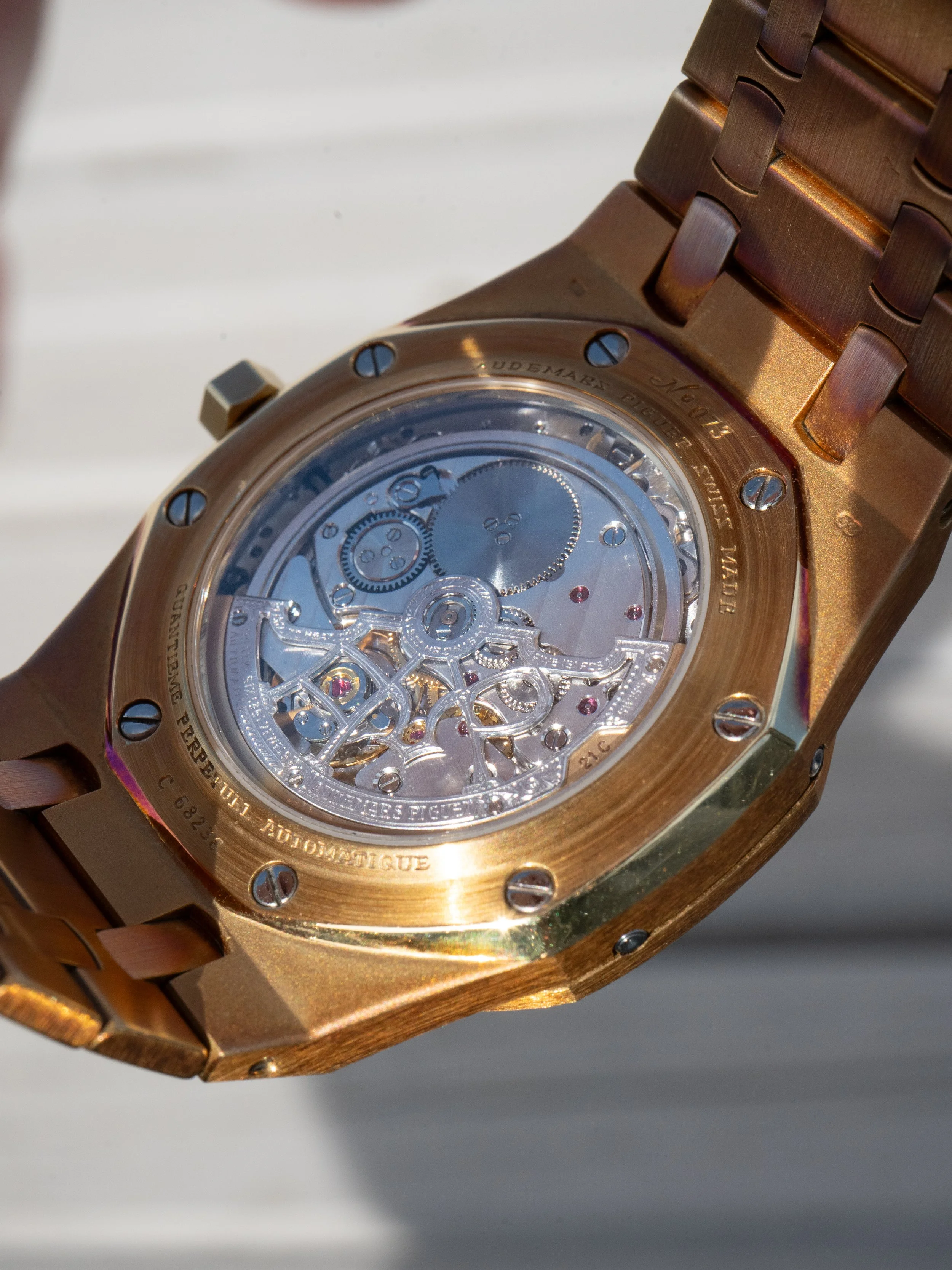 1990 Audemars Piguet Royal Oak Perpetual 25686 Display Back, 1 of 70 Pieces With Extract 13.JPG