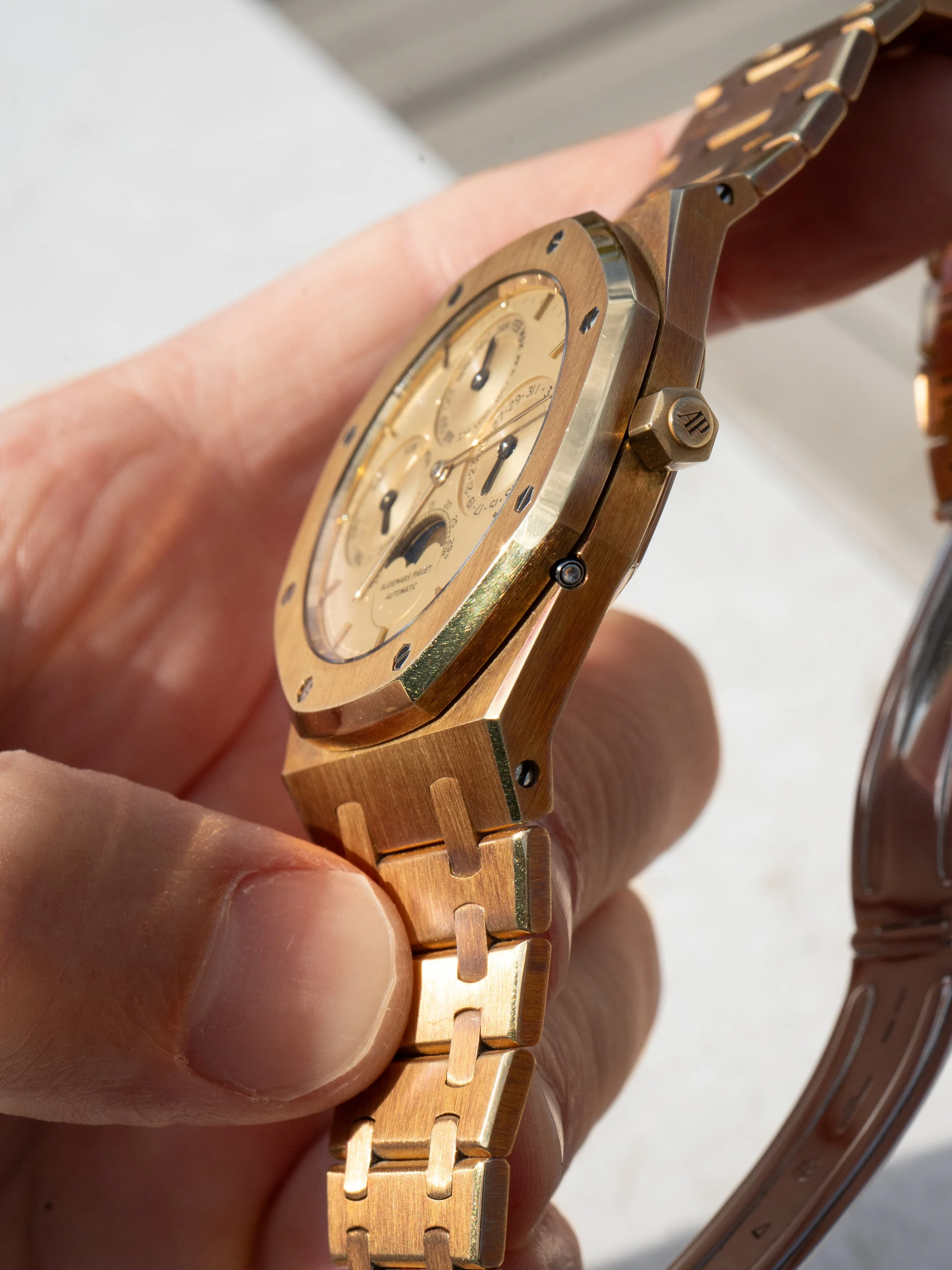 1990 Audemars Piguet Royal Oak Perpetual 25686 Display Back, 1 of 70 Pieces With Extract 2.JPG