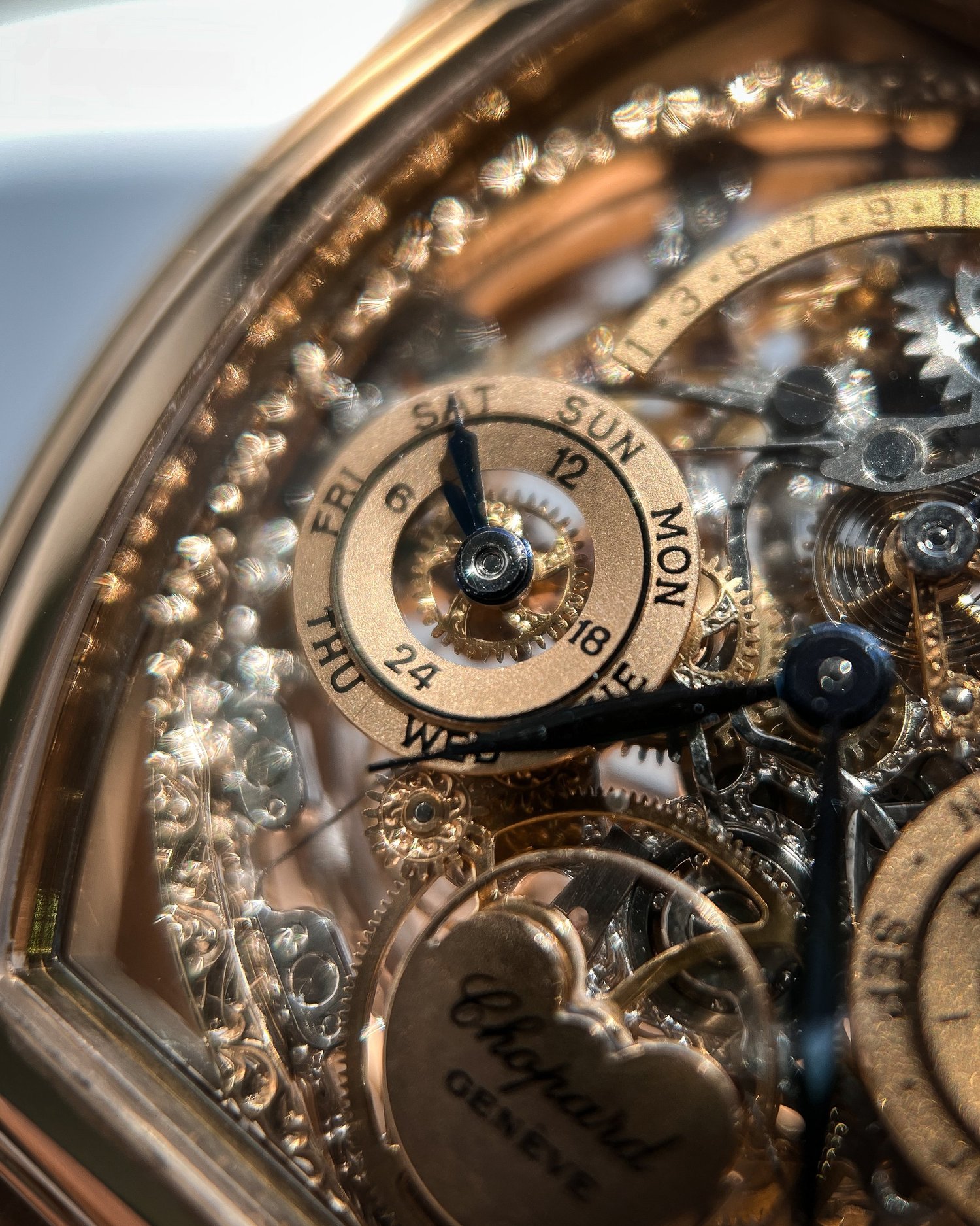 1990's Chopard Luna D'oro Retrograde Perpetual Calender with