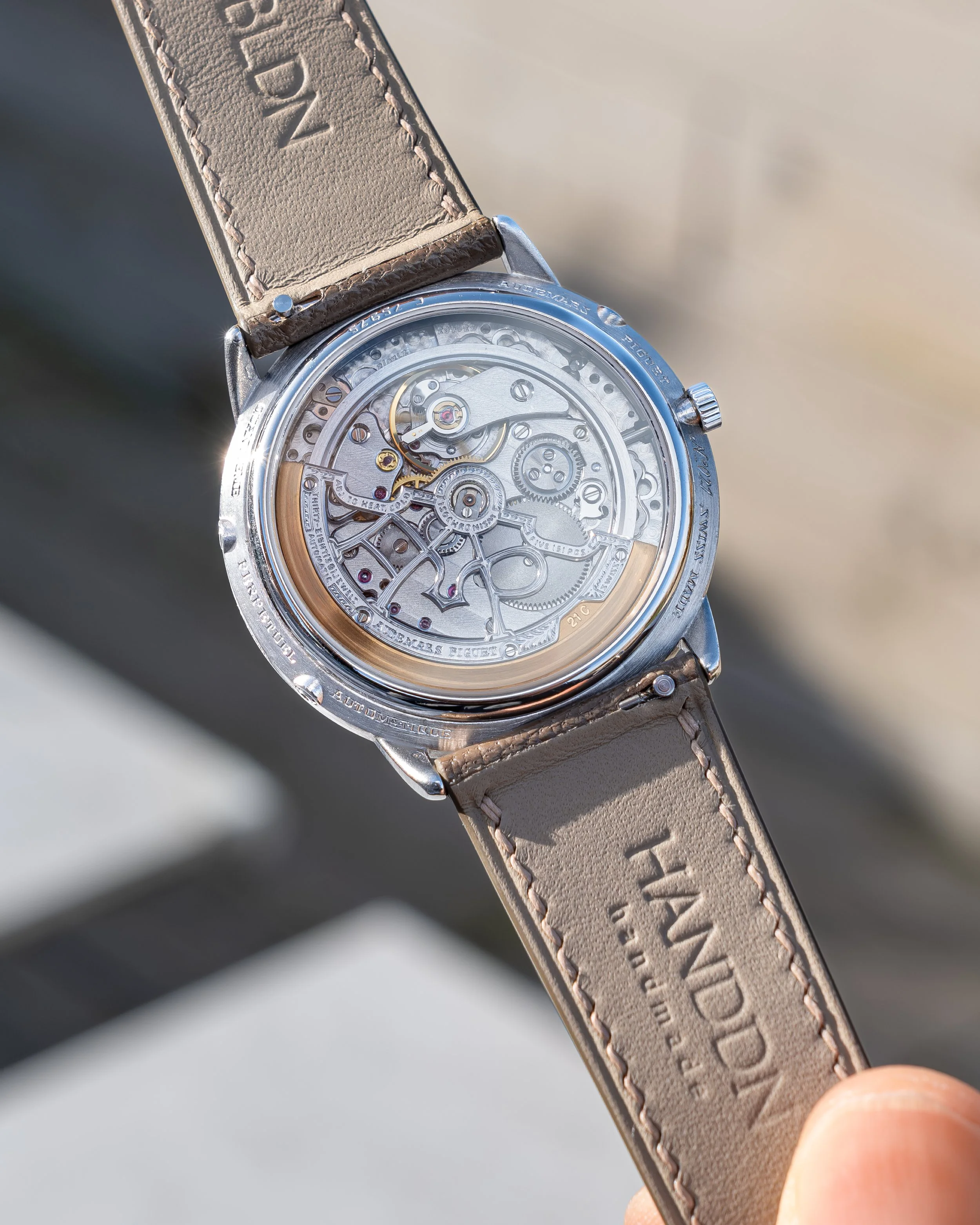 1991 Audemars Piguet Quantieme Perpetuel 25661BC Rose Dial With AP Certificate 3.jpg