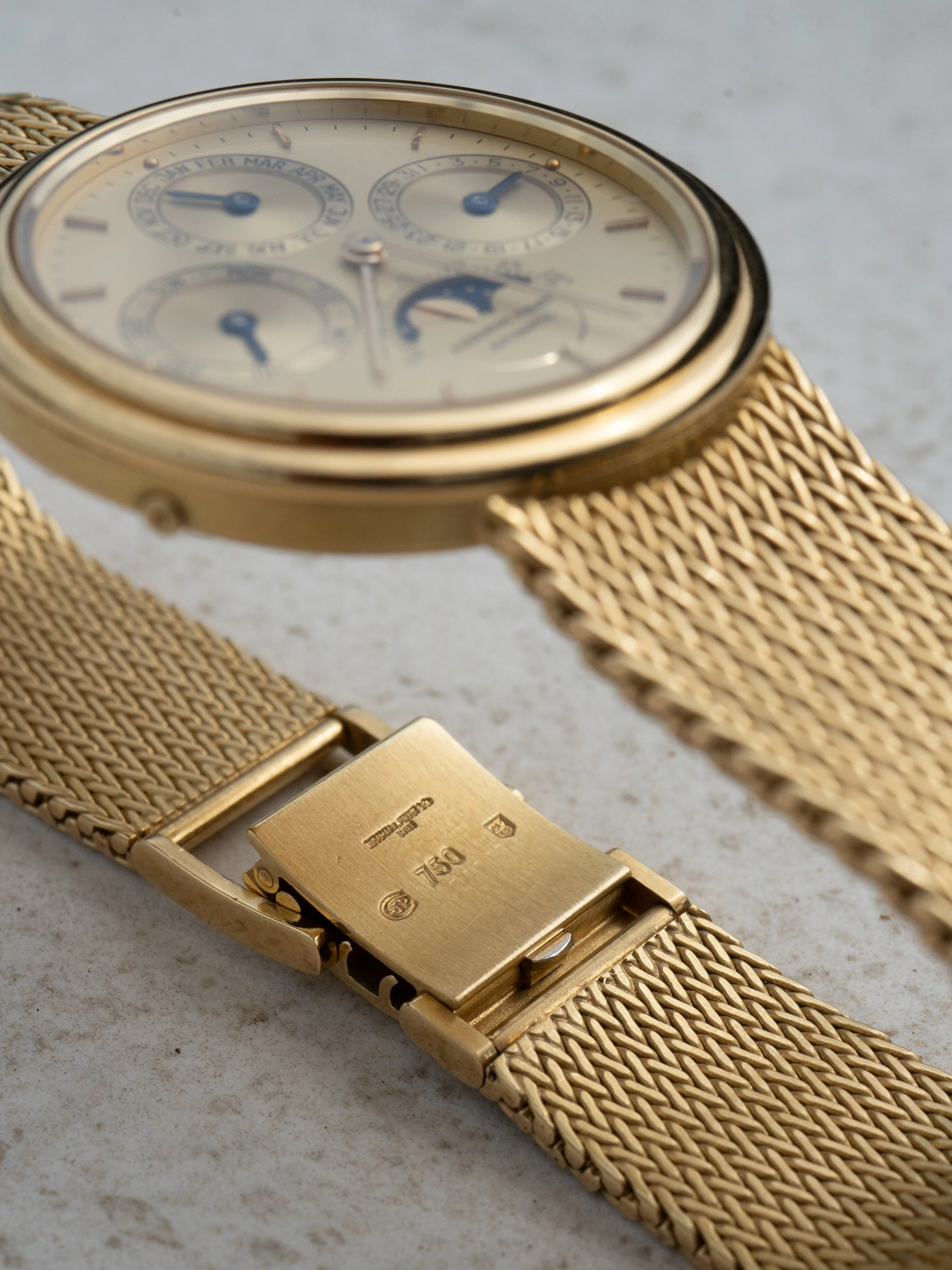 Circa 1980 Audemars Piguet Perpetual Calendar 5549 With Box and Undated Papers 8.JPG