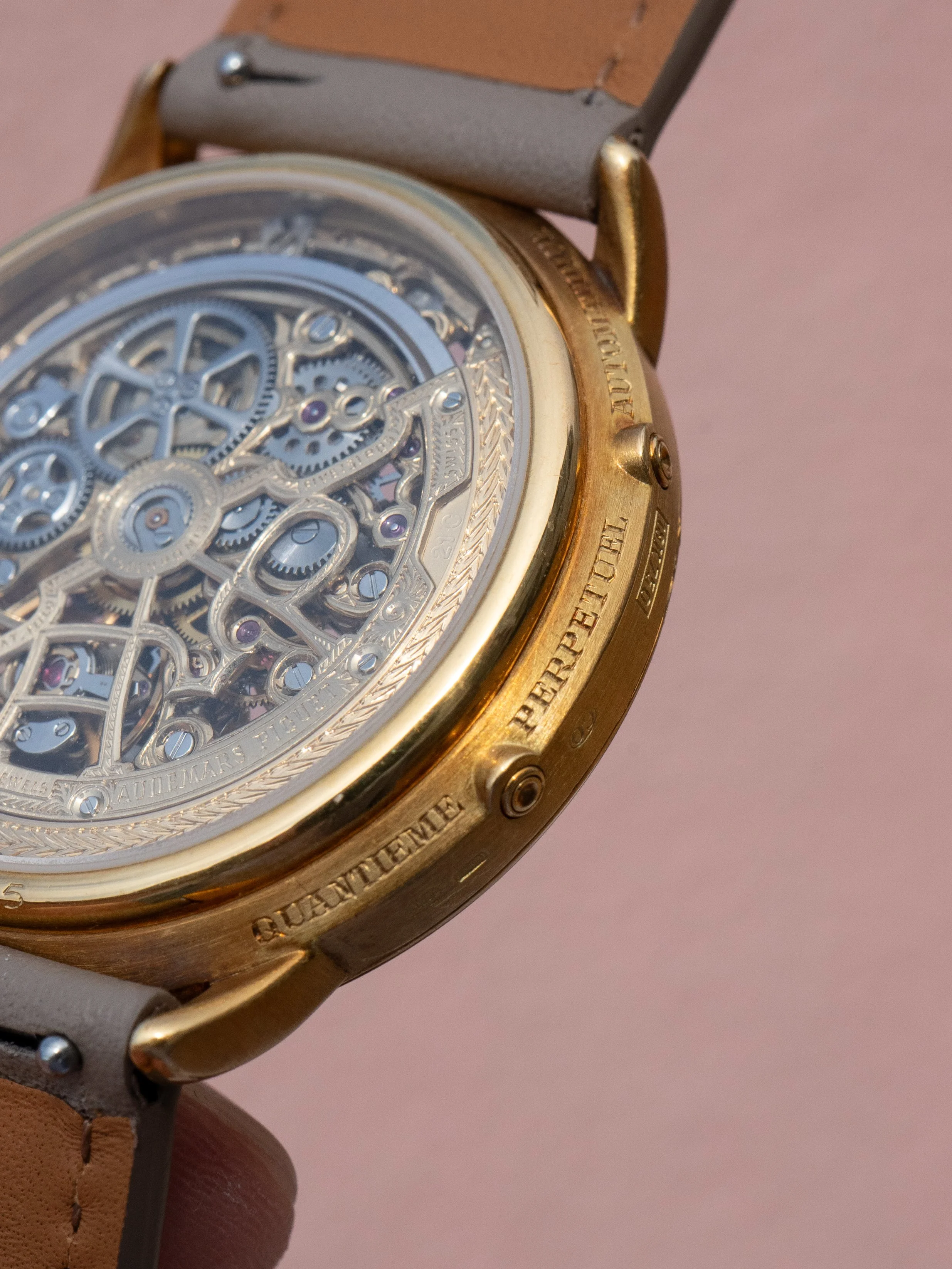 Circa 1990 Audemars Piguet Perpetual Calendar 25668BA With AP Extract And Blank Papers 7.JPG