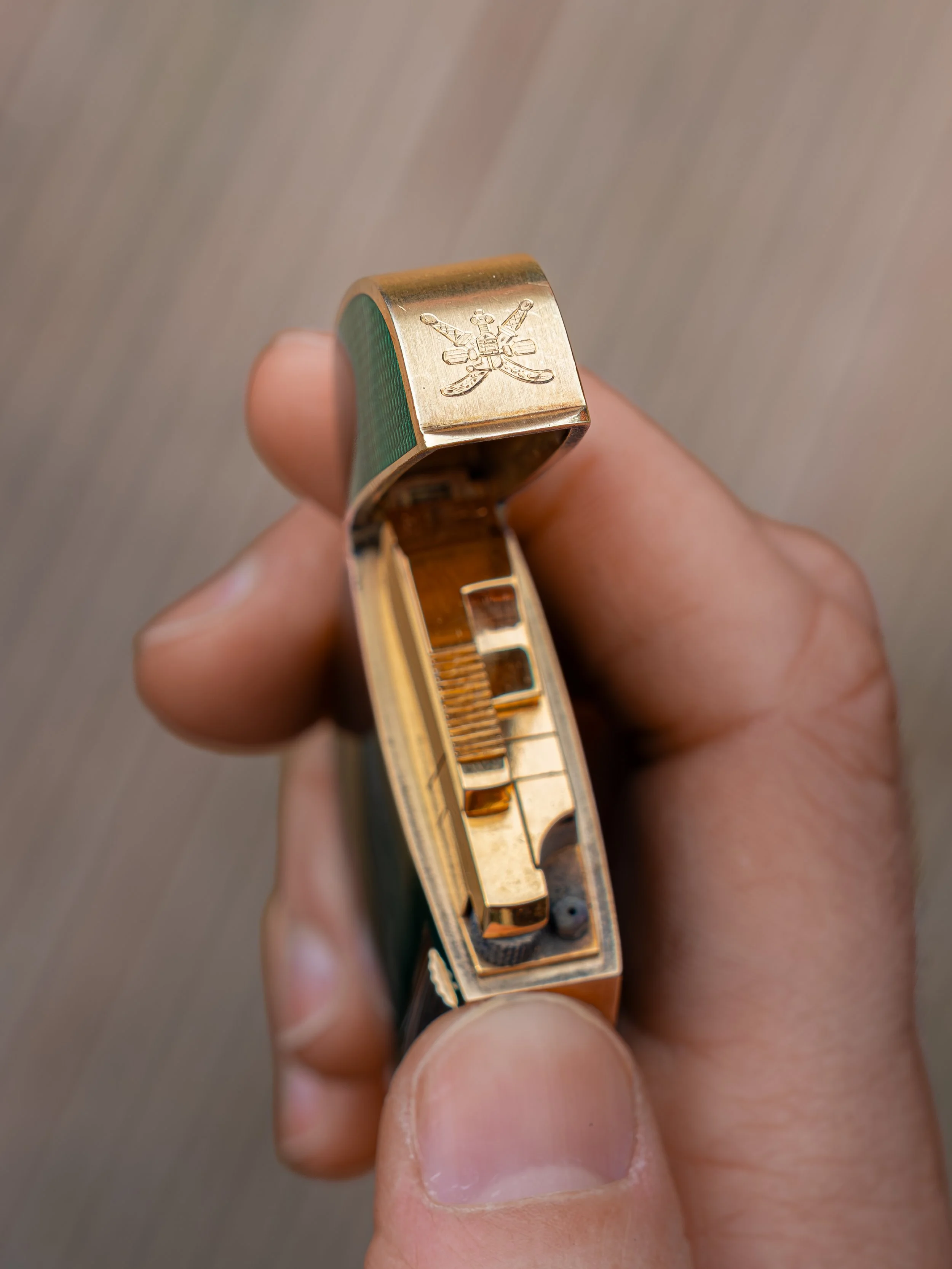 Circa 1975 Patek Philippe 9508 Enamel Lighter Khanjar Signed 4.jpg