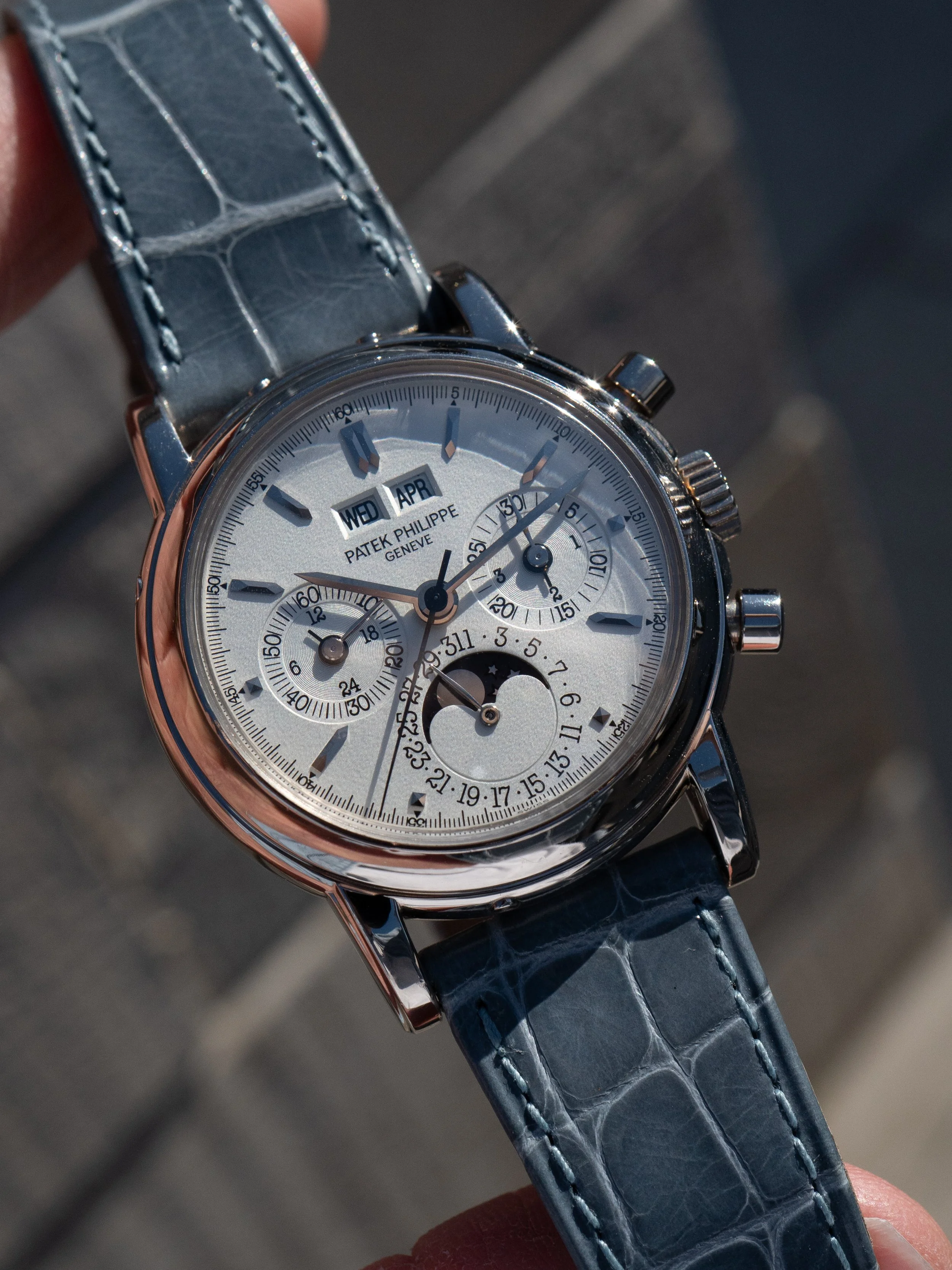 2002 Patek Philippe Perpetual Calendar Chronograph 3970EG White Gold Box And Papers 12.JPG