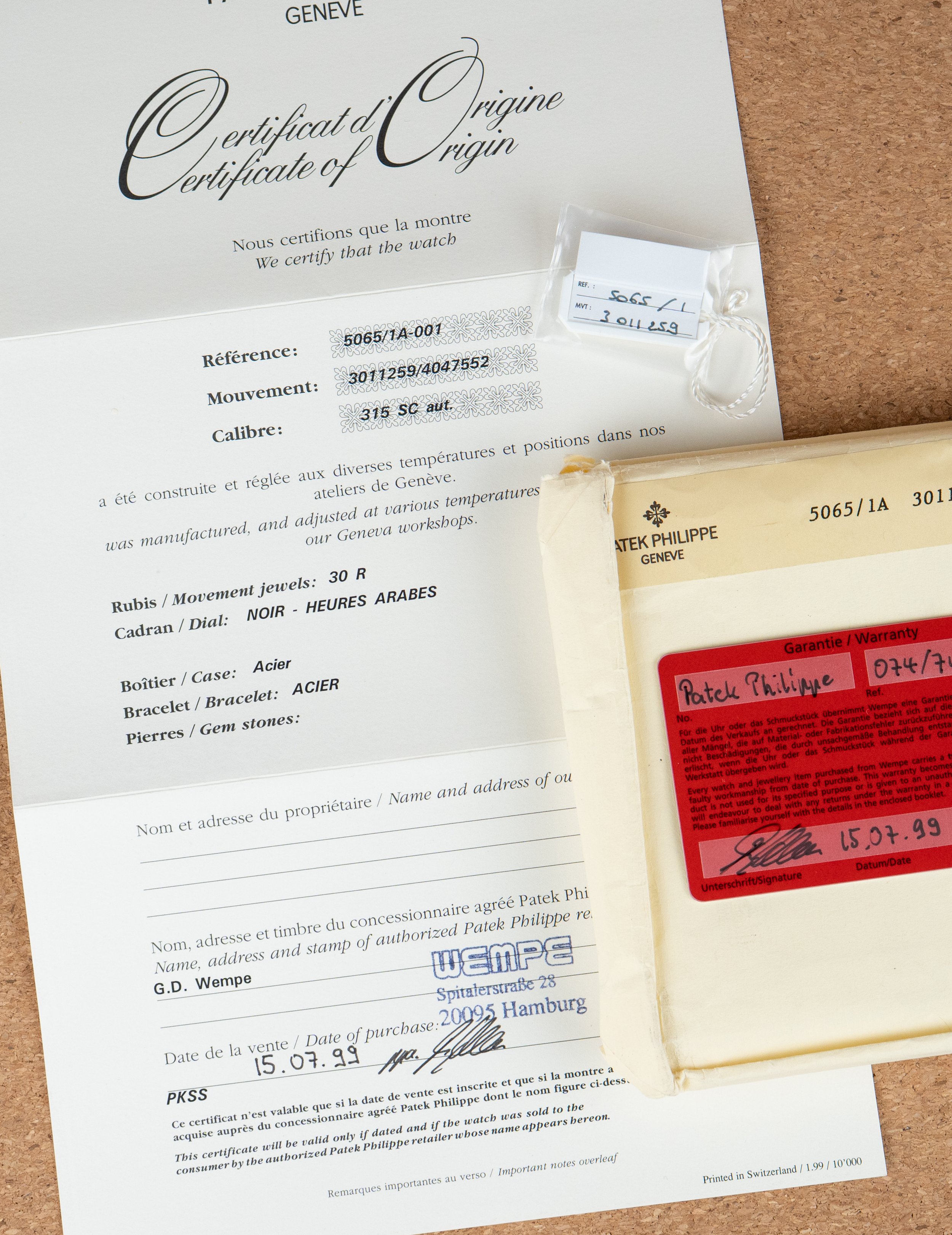 1999 Patek Philippe Aquanaut 5065:1A-001 Tritium Collector Set 14.JPG
