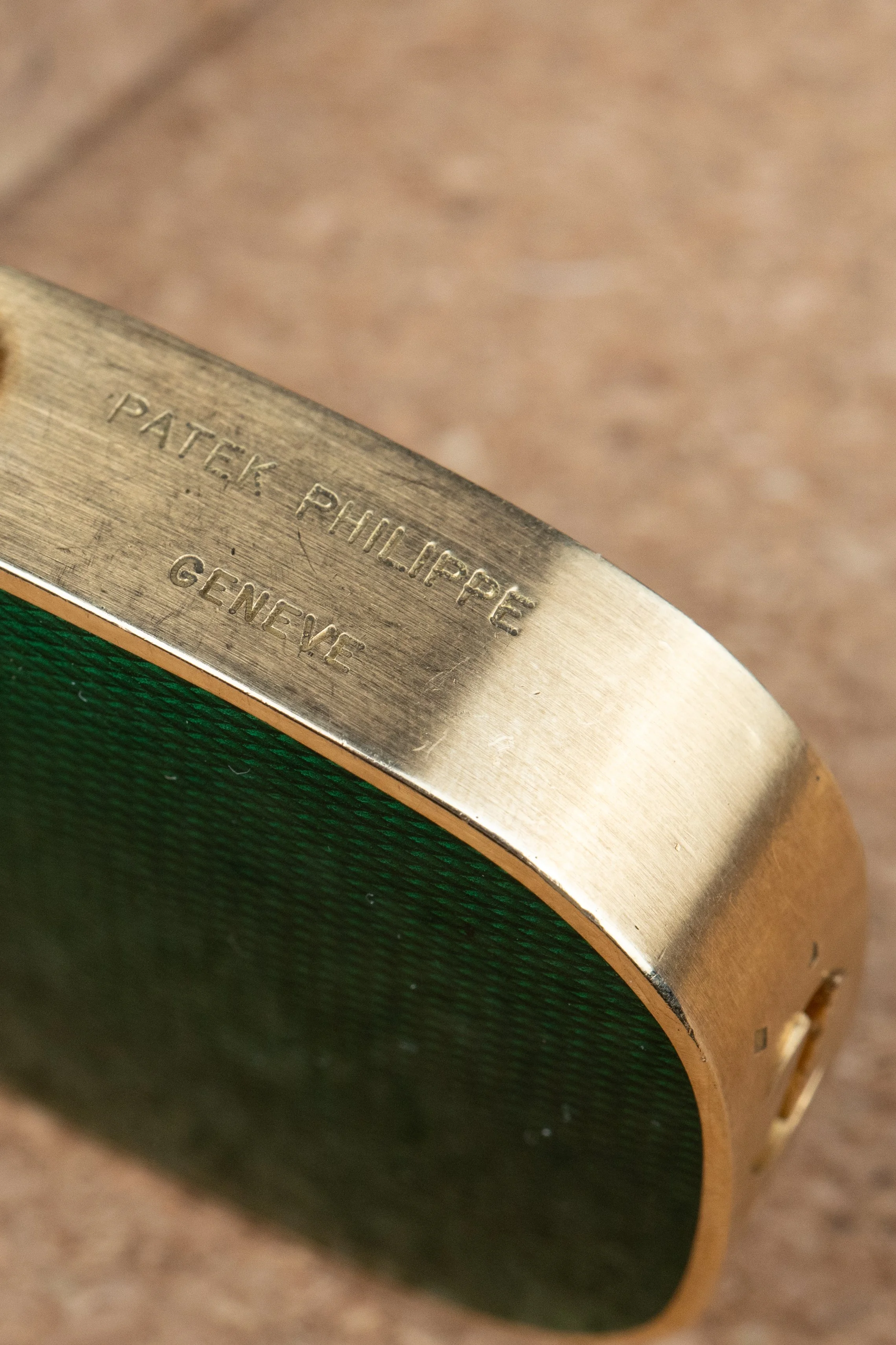 Circa 1975 Patek Philippe 9508 Enamel Lighter Khanjar Signed 6.JPG