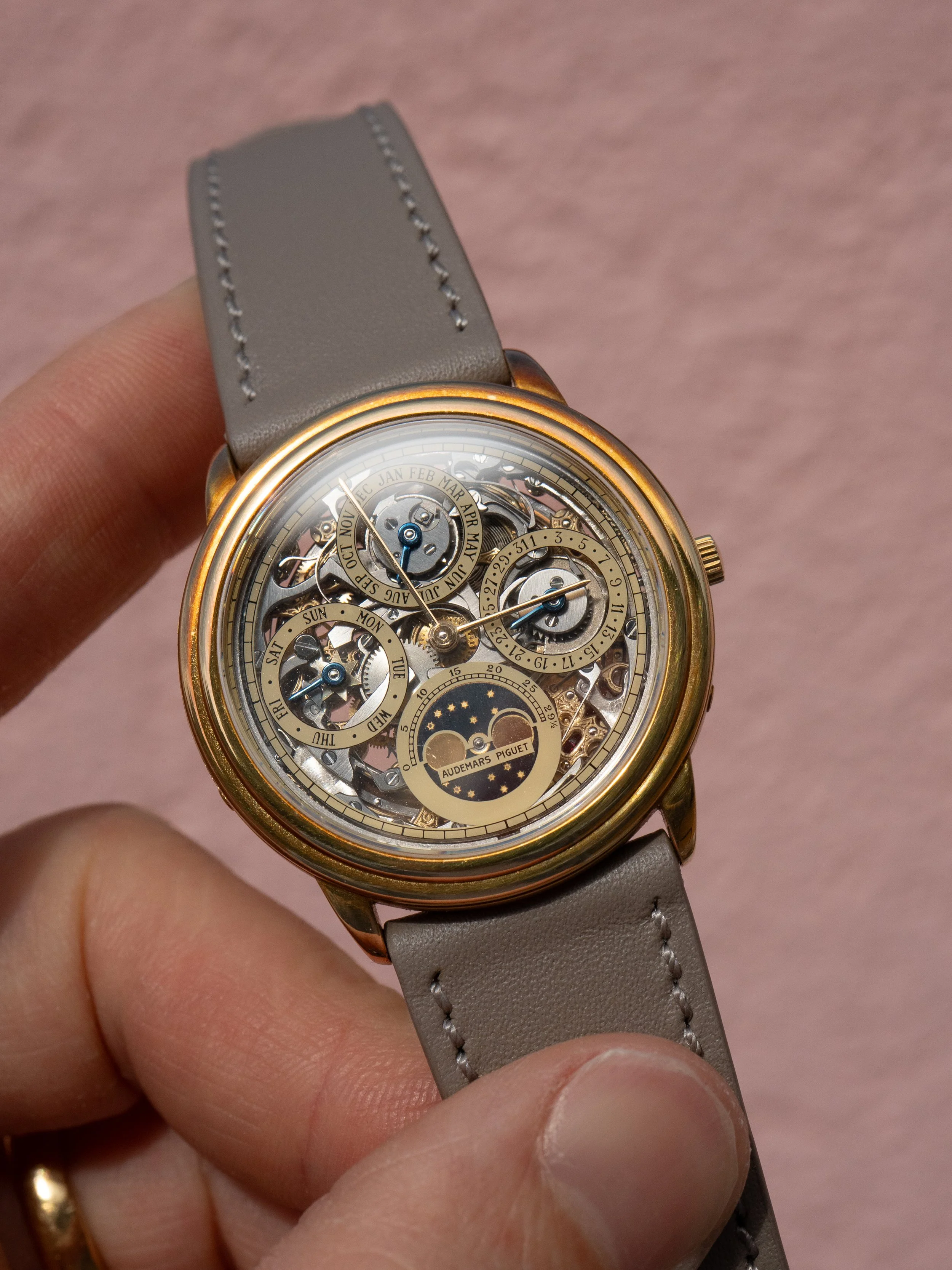 Circa 1990 Audemars Piguet Perpetual Calendar 25668BA With AP Extract And Blank Papers 2.JPG