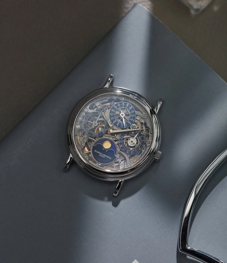 43032 blue sub-dials, Vacheron Constantin Perpetual Calendar, skeleton, Watch Brothers London