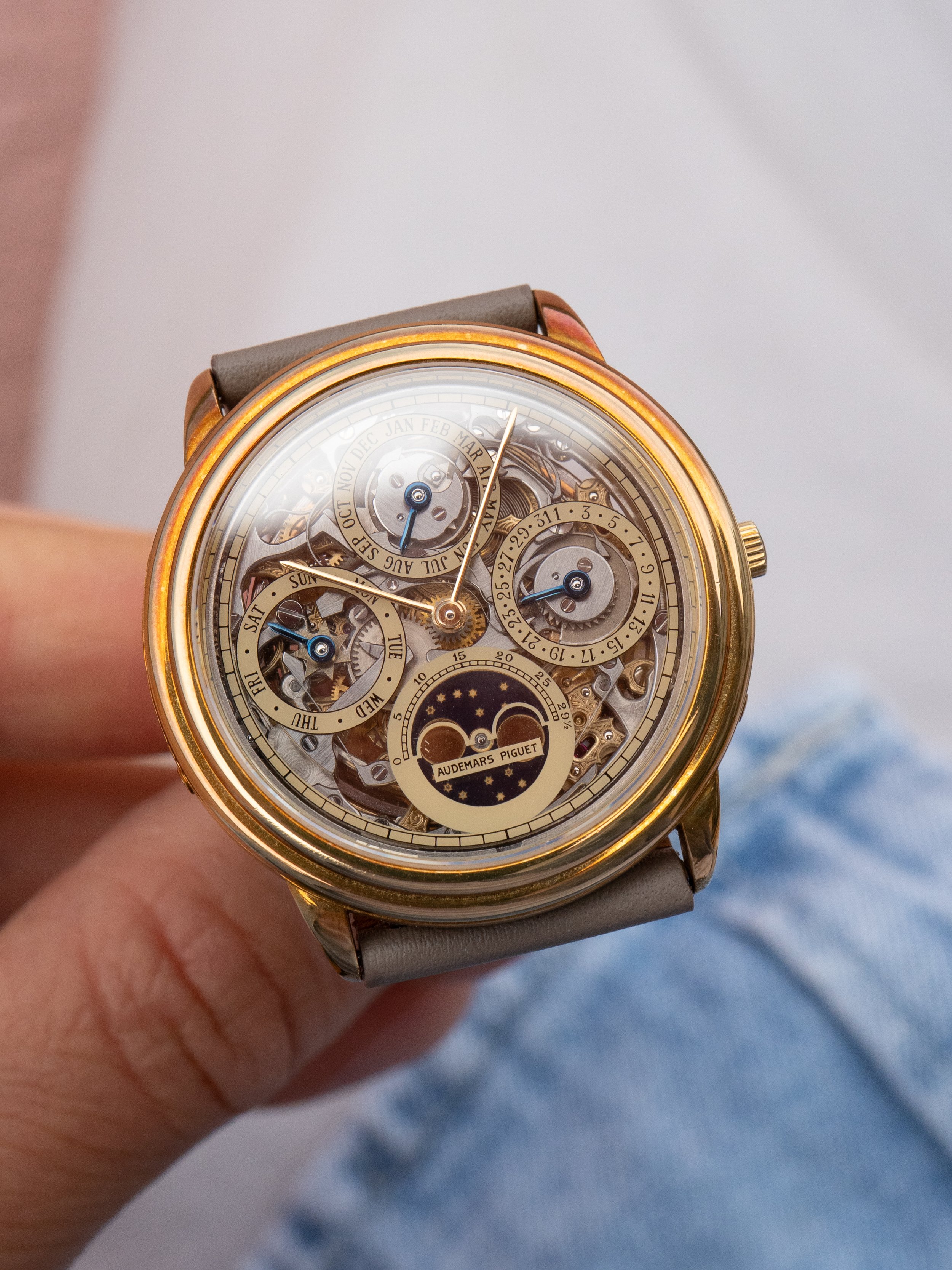 Circa 1990 Audemars Piguet Perpetual Calendar 25668BA With AP Extract And Blank Papers 12.JPG