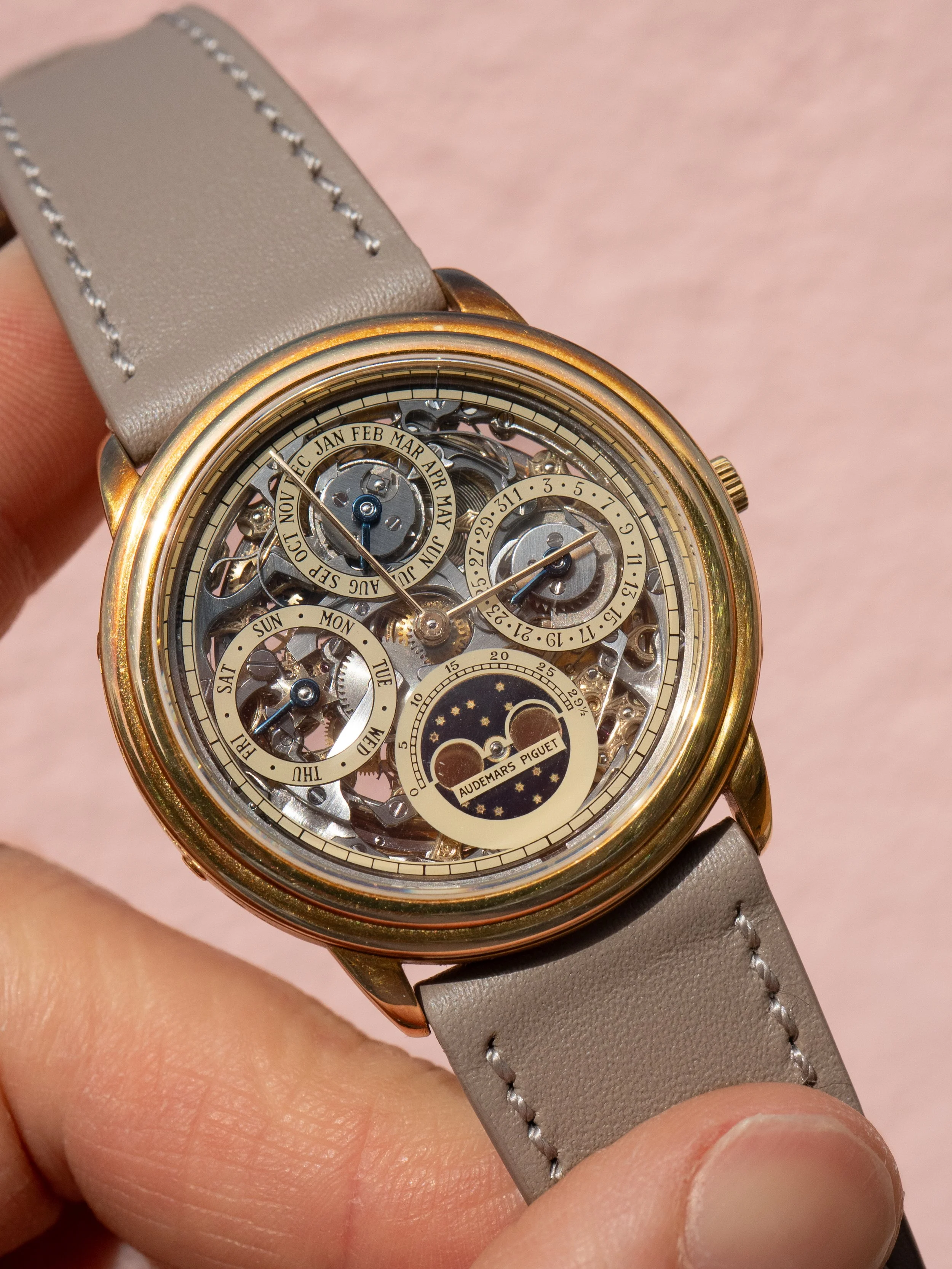 Circa 1990 Audemars Piguet Perpetual Calendar 25668BA With AP Extract And Blank Papers 3.JPG