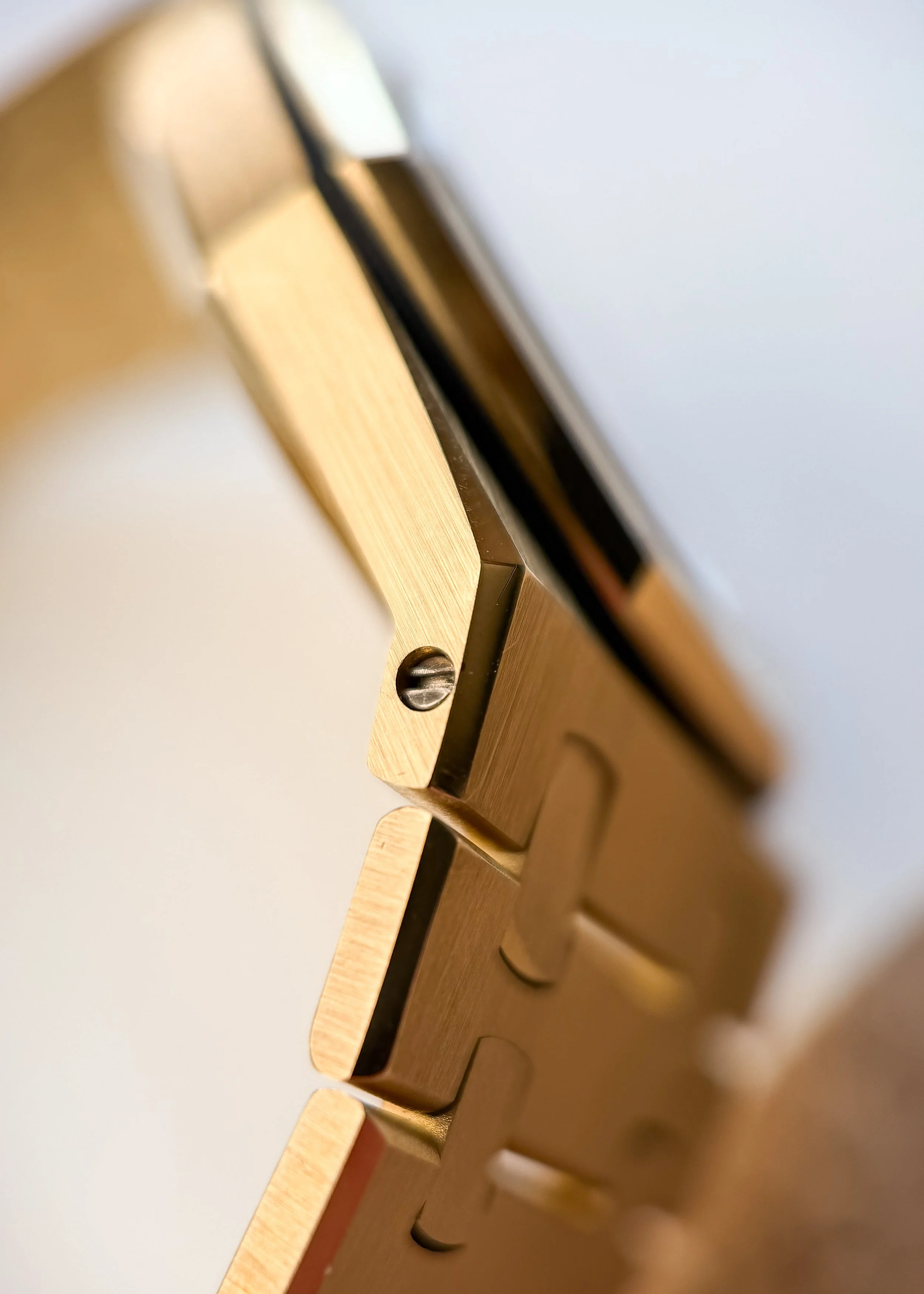 Circa 1980 Audemars Piguet Royal Oak 4100BA Black Gilt Dial 8.JPG