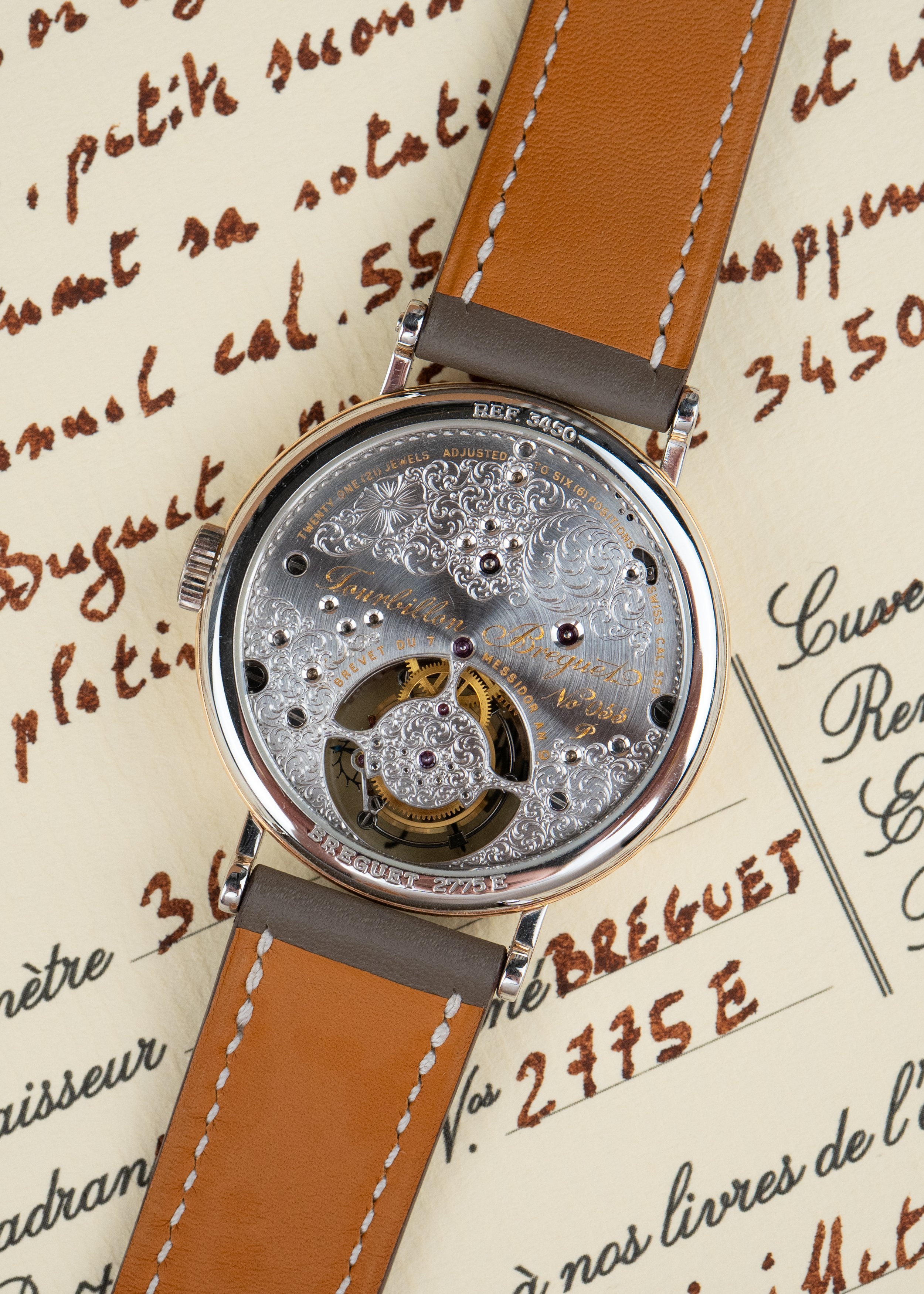 x1993 Breguet Classique Tourbillon 3450 Platinum and Rose Gold With Breguet Extract 17.JPG