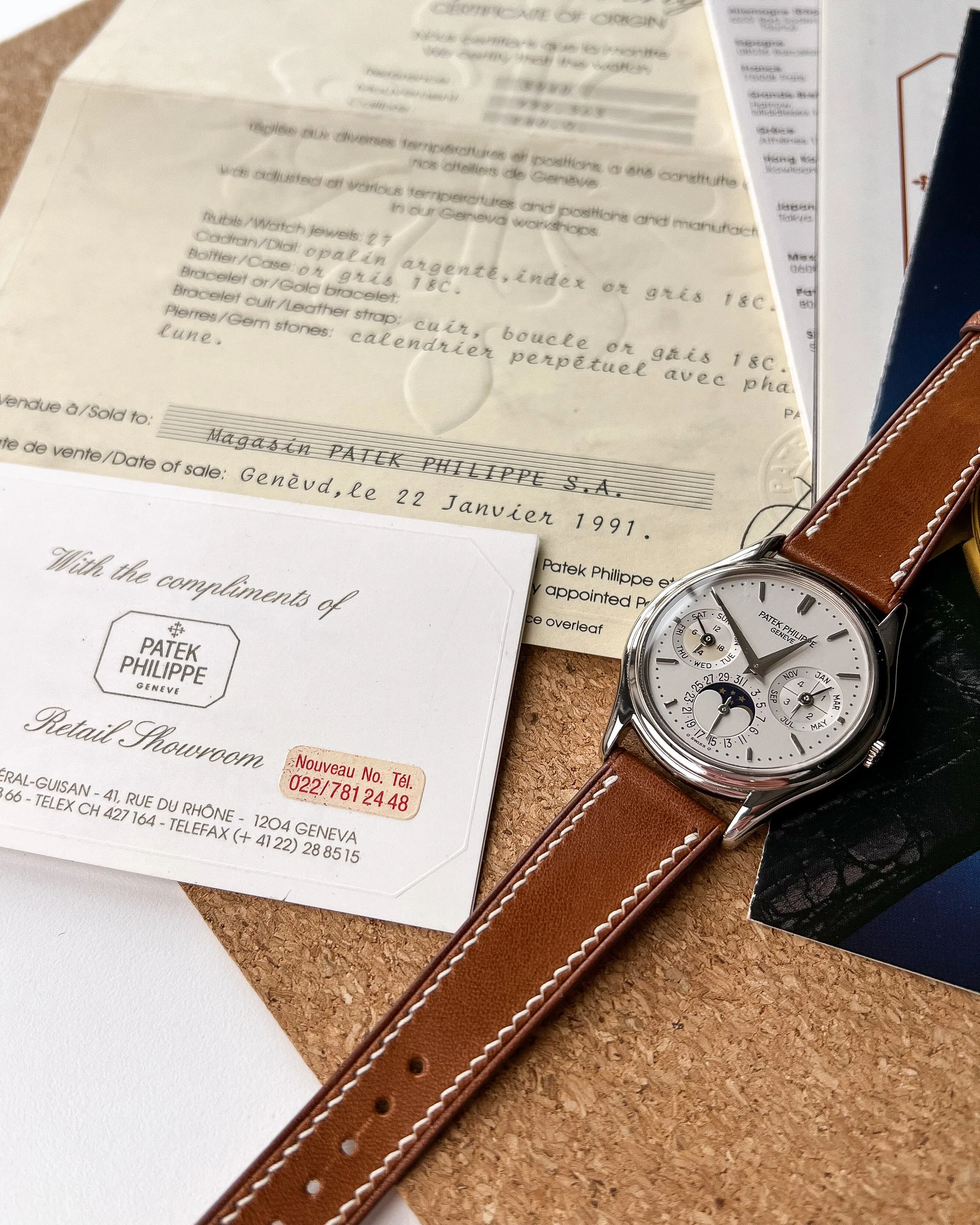 1991 Patek Philippe Perpetual Calendar 3940G White Gold Full Set 3.JPG