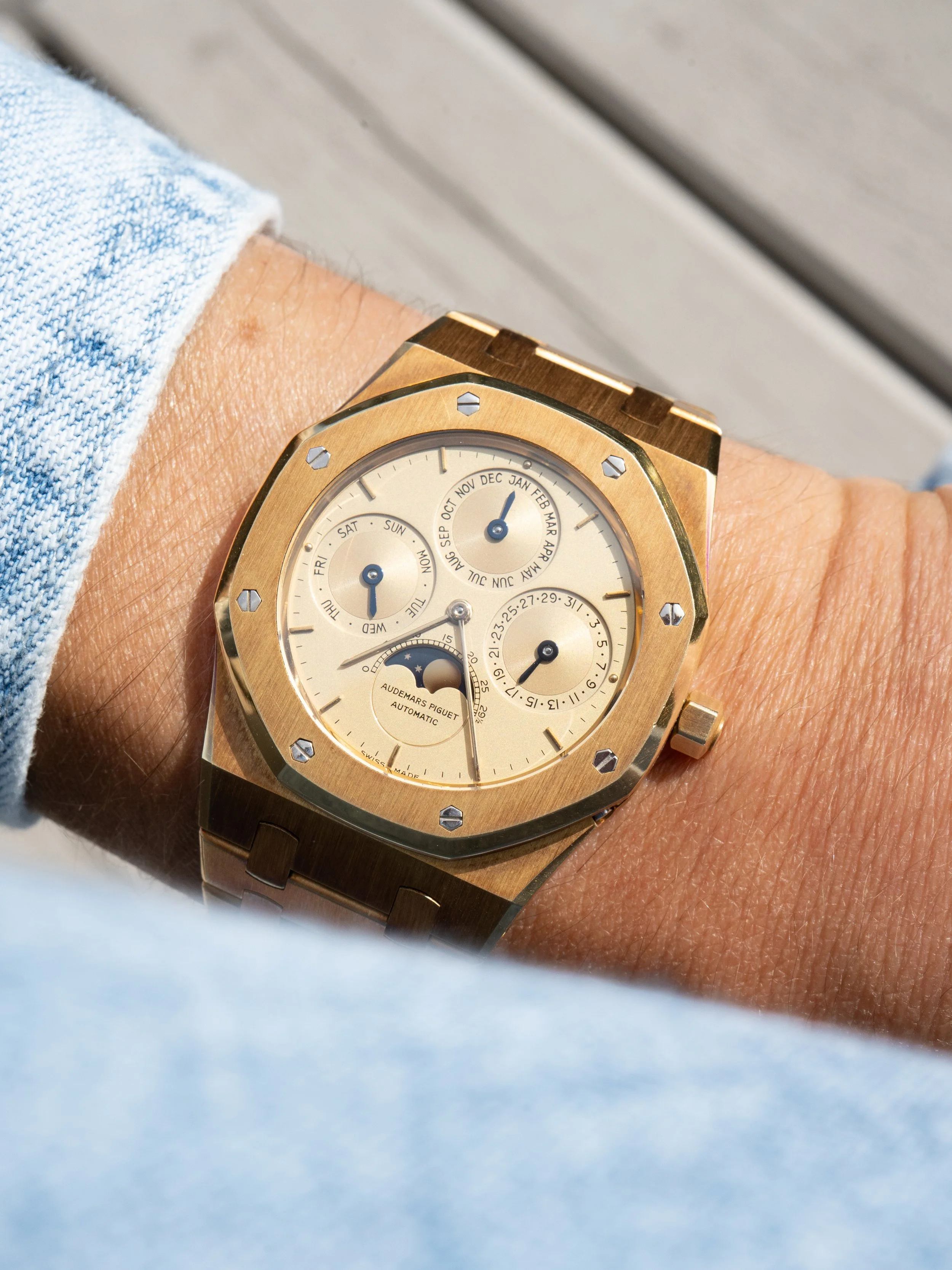 1990 Audemars Piguet Royal Oak Perpetual 25686 Display Back, 1 of 70 Pieces With Extract 22.JPG