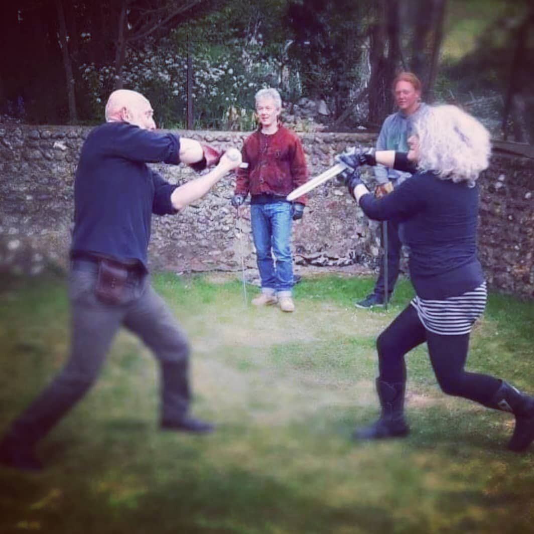 First date (1983)
Asked to leave the pleasure gardens for #broadsword fighting.
Date, mate, you drive me bananas sometimes but no one could ever accuse you of being boring.
#alwaysbeaviking
#wildbirthlife