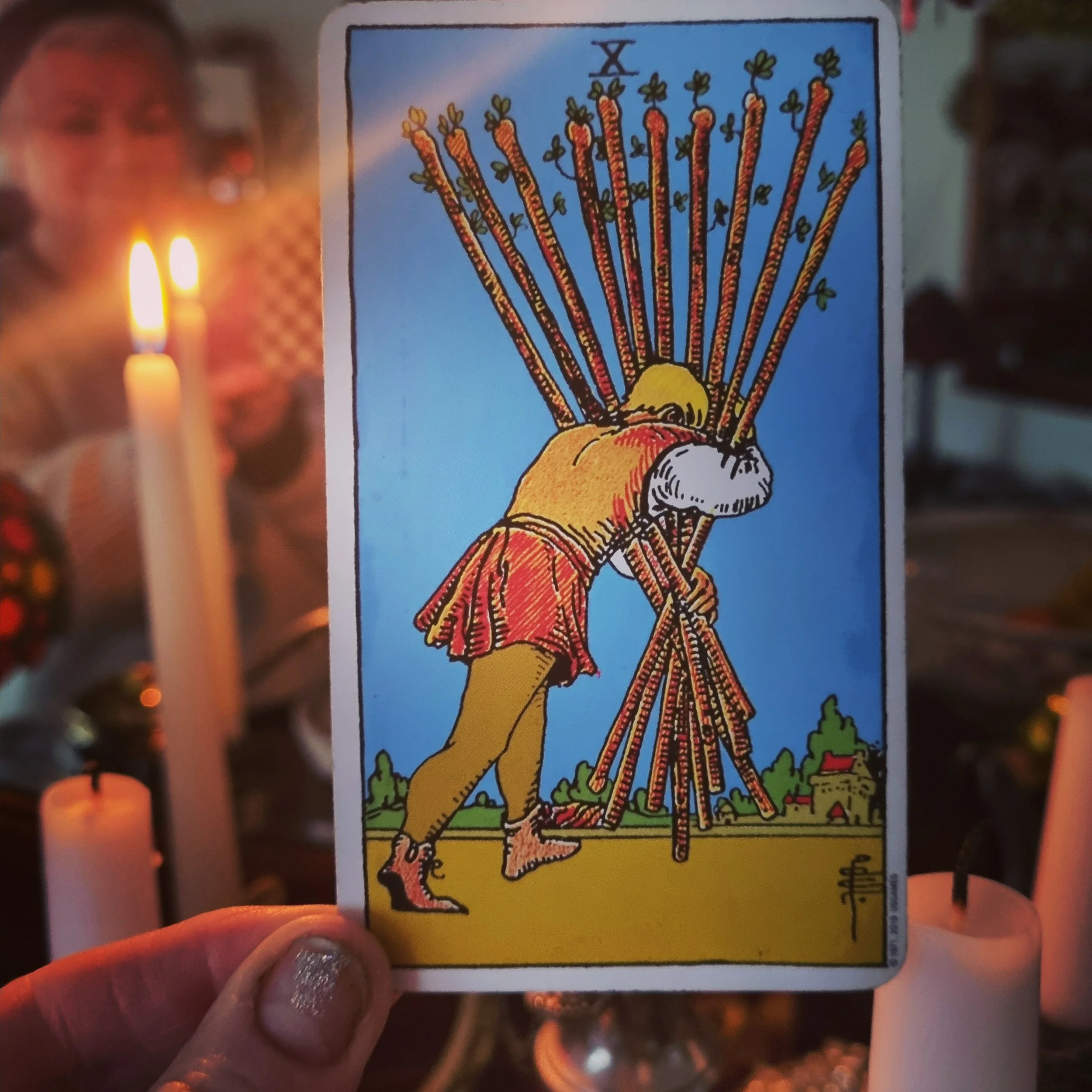 Ten of Wands - Can you see the wood for the trees?