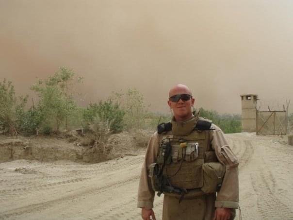  Joe, a Marine, on tour in Iraq. 
