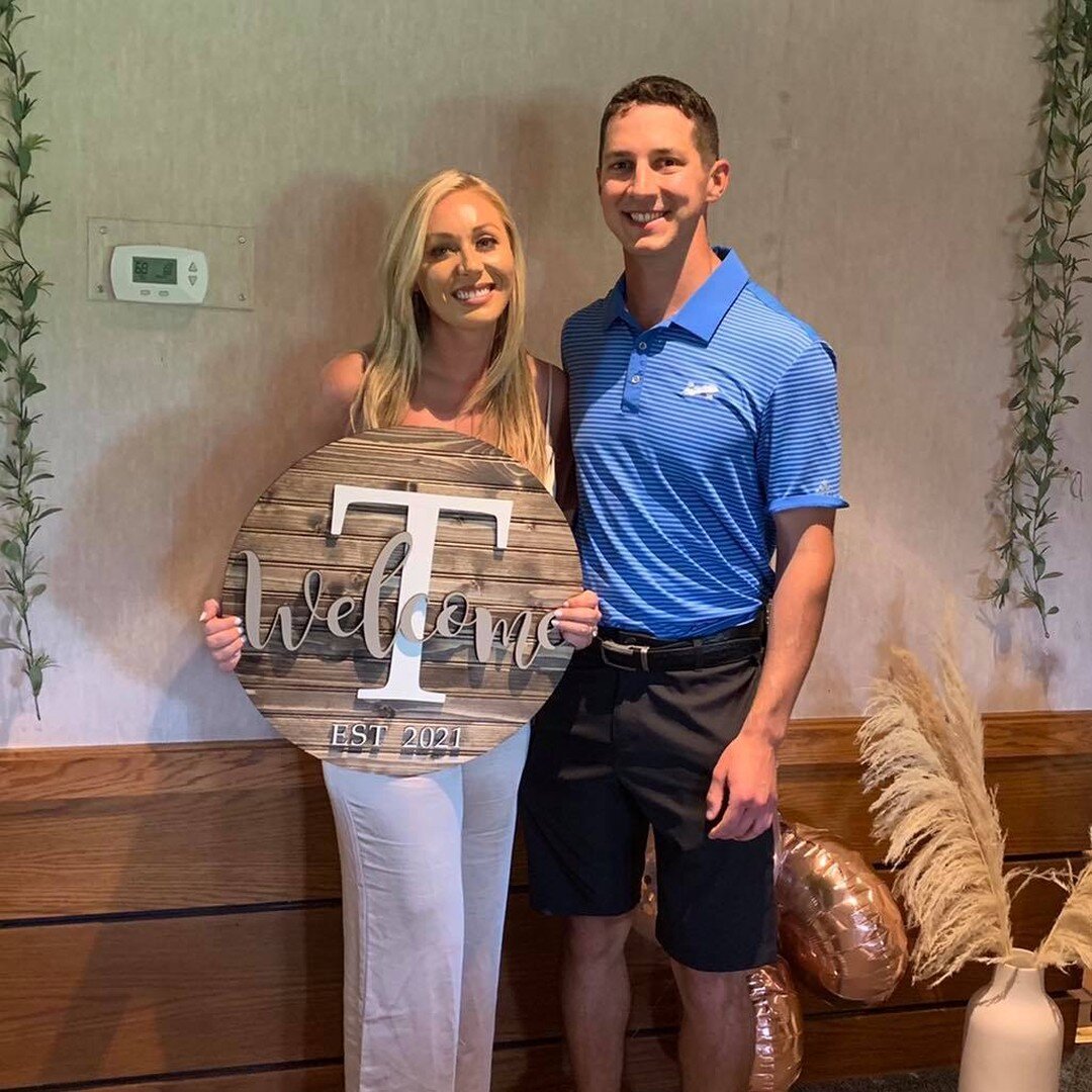 AH! Check out what Alli &amp; Vic got for their bridal shower! The best gift if we dare say 😉🙊 How we missed &quot;wedding season.&quot; Thanks for sharing this special moment Lori 🥰 #wedding #weddingshower #weddinggift #gift #customgift #est2021 