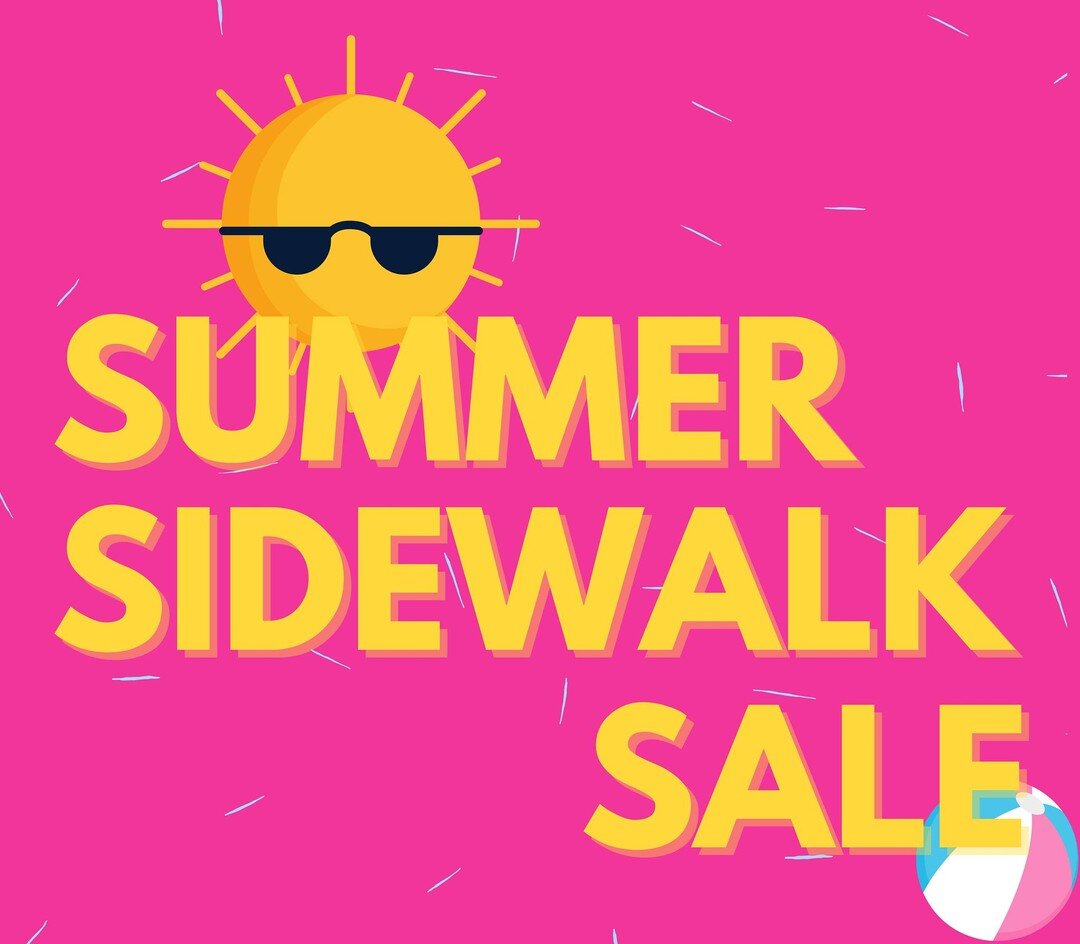 Did You Miss Last Week's Sale?

If so it's your lucky day! Our sidewalk sale will be at our Downtown Plainfield location Thursday (7/15) through Saturday (7/17).

All items in our sidewalk sale area are 50% off- OR MORE! You won't see a sale like thi