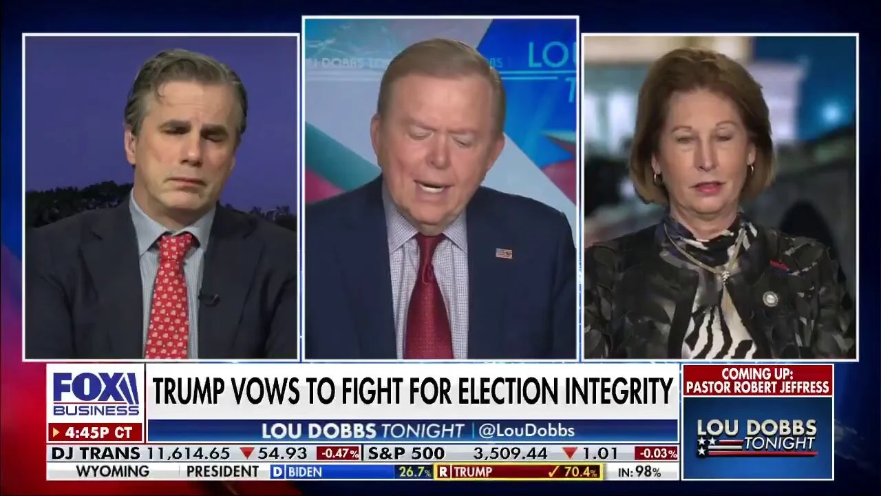 Sidney Powell, Tom Fitton, Lou Dobbs discuss #Hammer &amp; #Scorecard