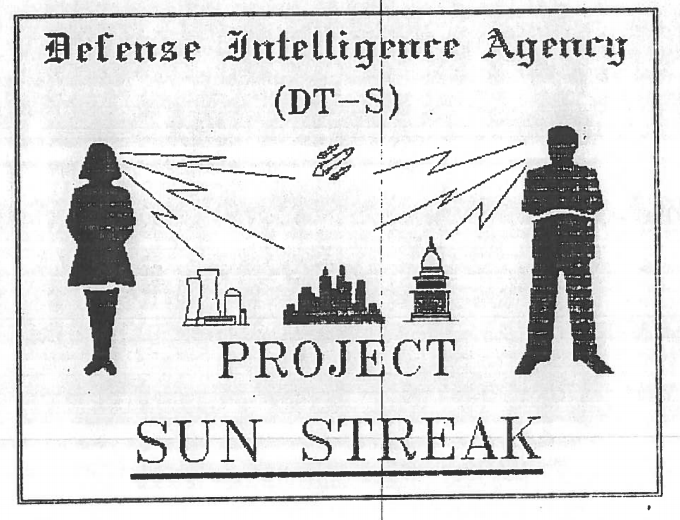 Project Sunstreak, a Psychoenergetics program conducted by the Defence Intelligence Agency program 