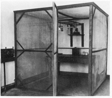 A Faraday cage or Faraday shield is an enclosure used to block electromagnetic fields.