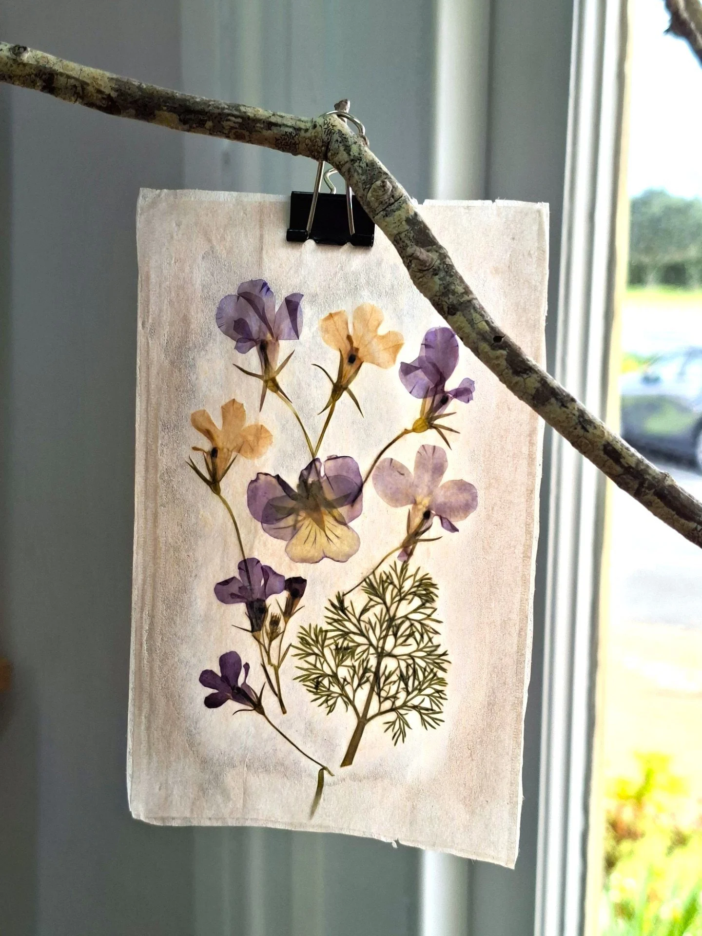 Working with Pressed Flowers