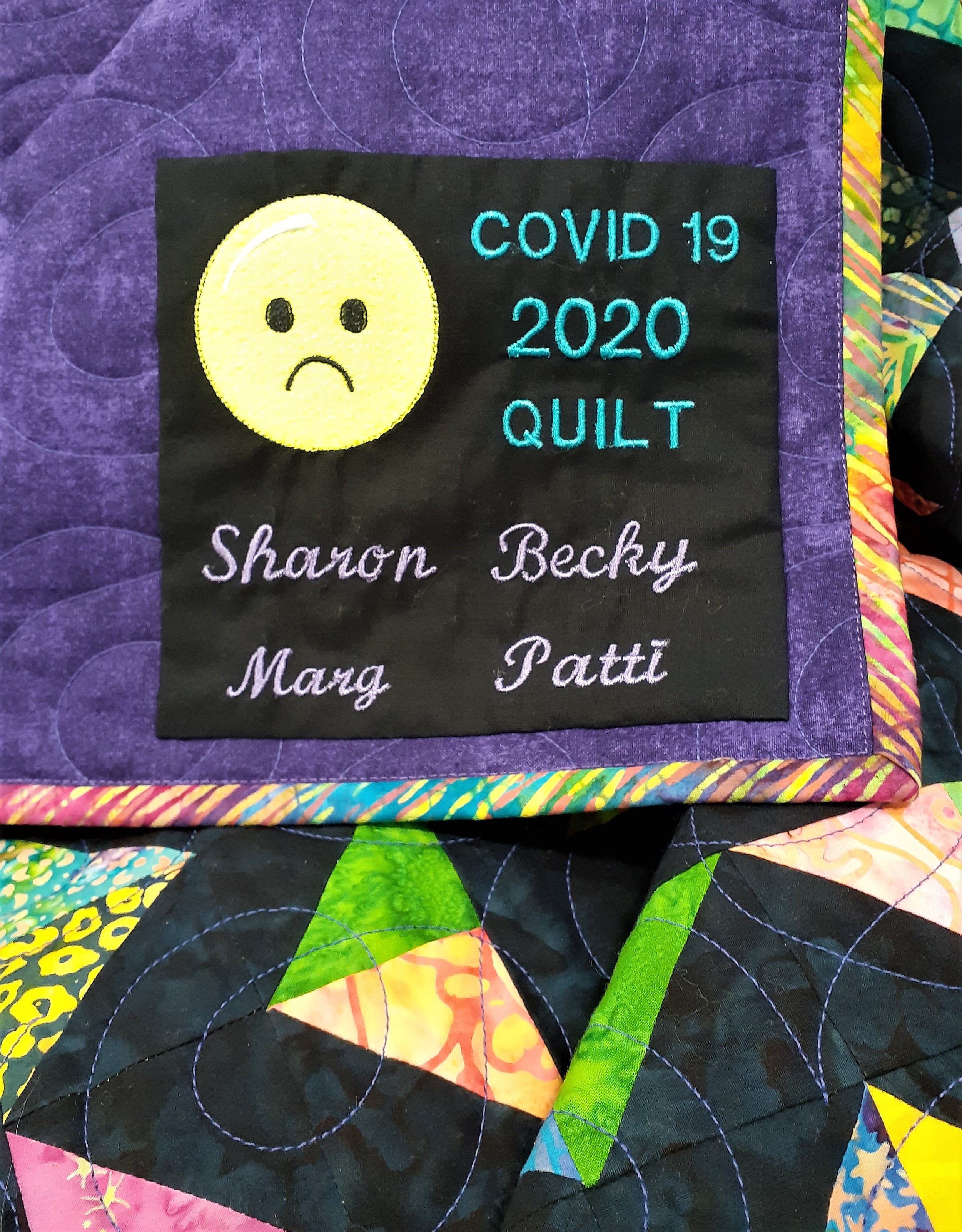 My Covid Quilt — Quiltish Corner