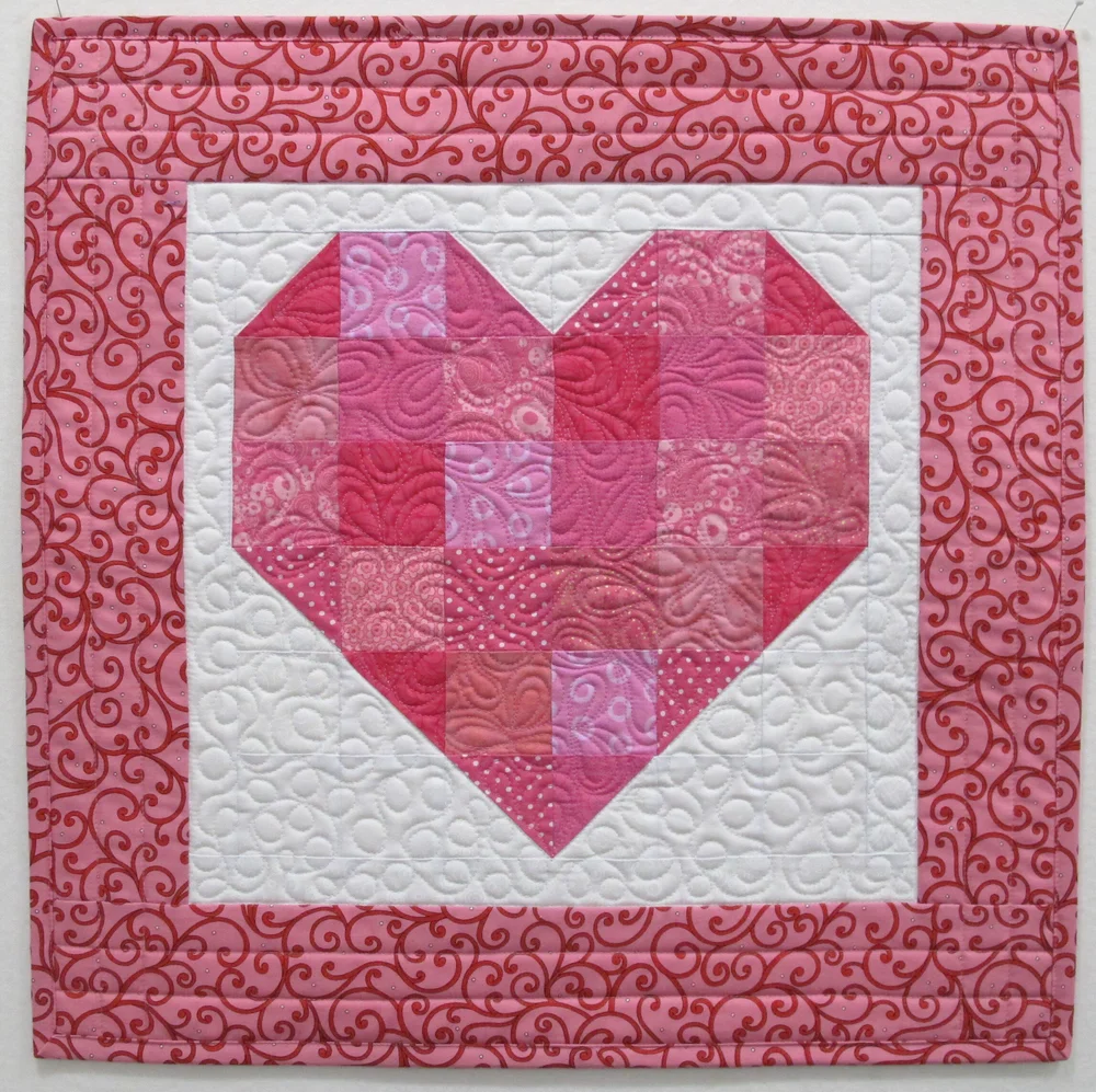 heart block — Quiltish Corner — Blog