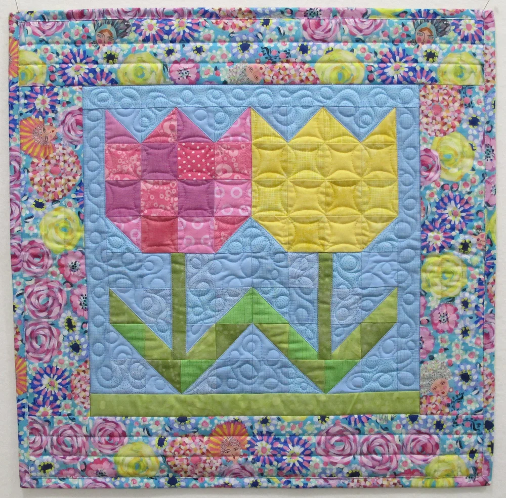 tulip block — Quiltish Corner — Blog