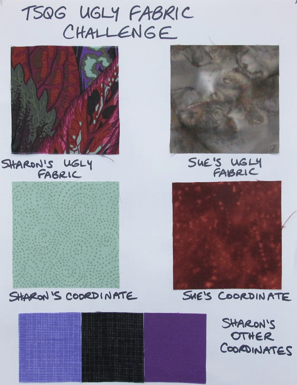 ugly fabric challenge — Quiltish Corner — Blog