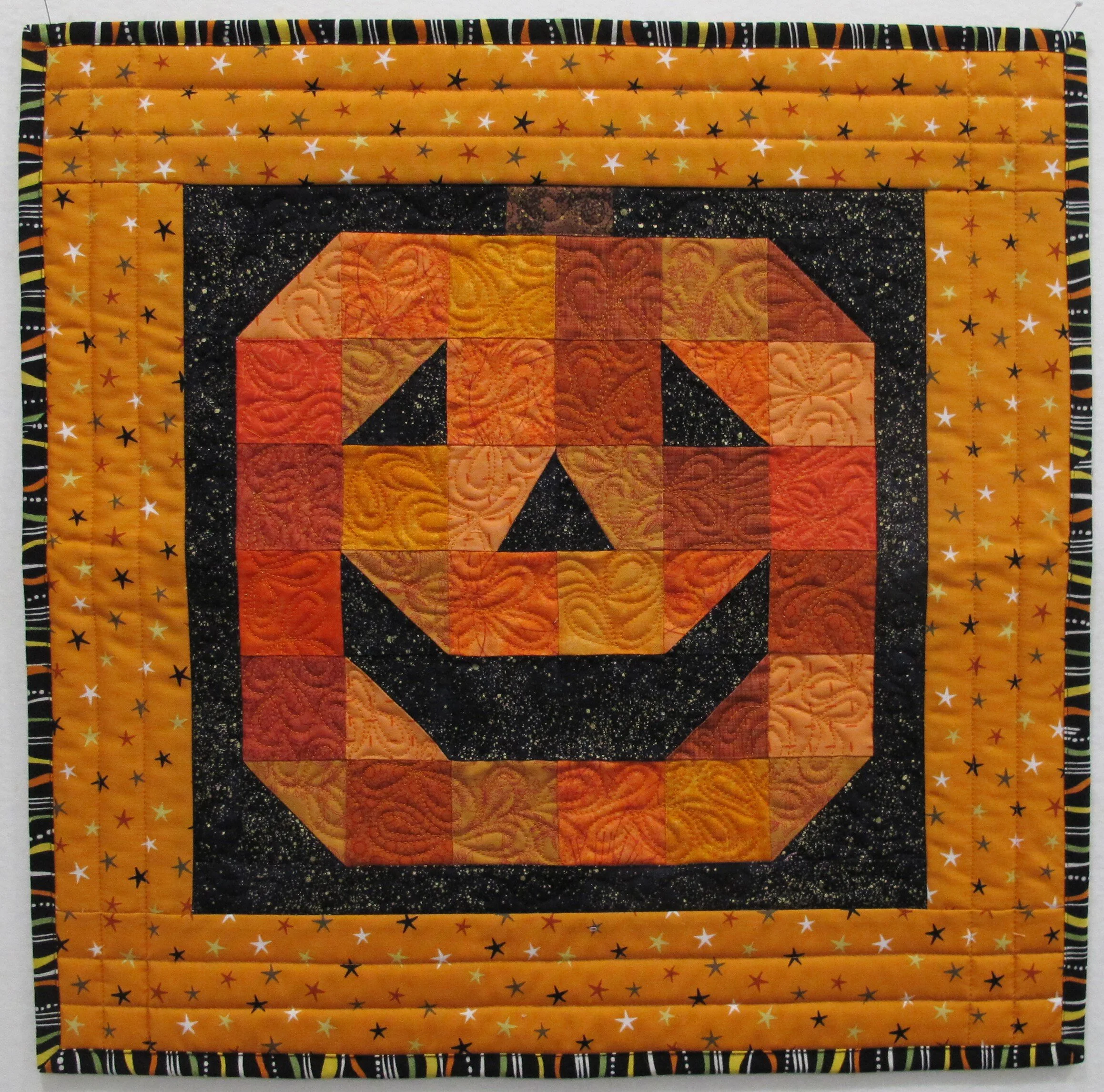 October Block- Jack-O-Lantern