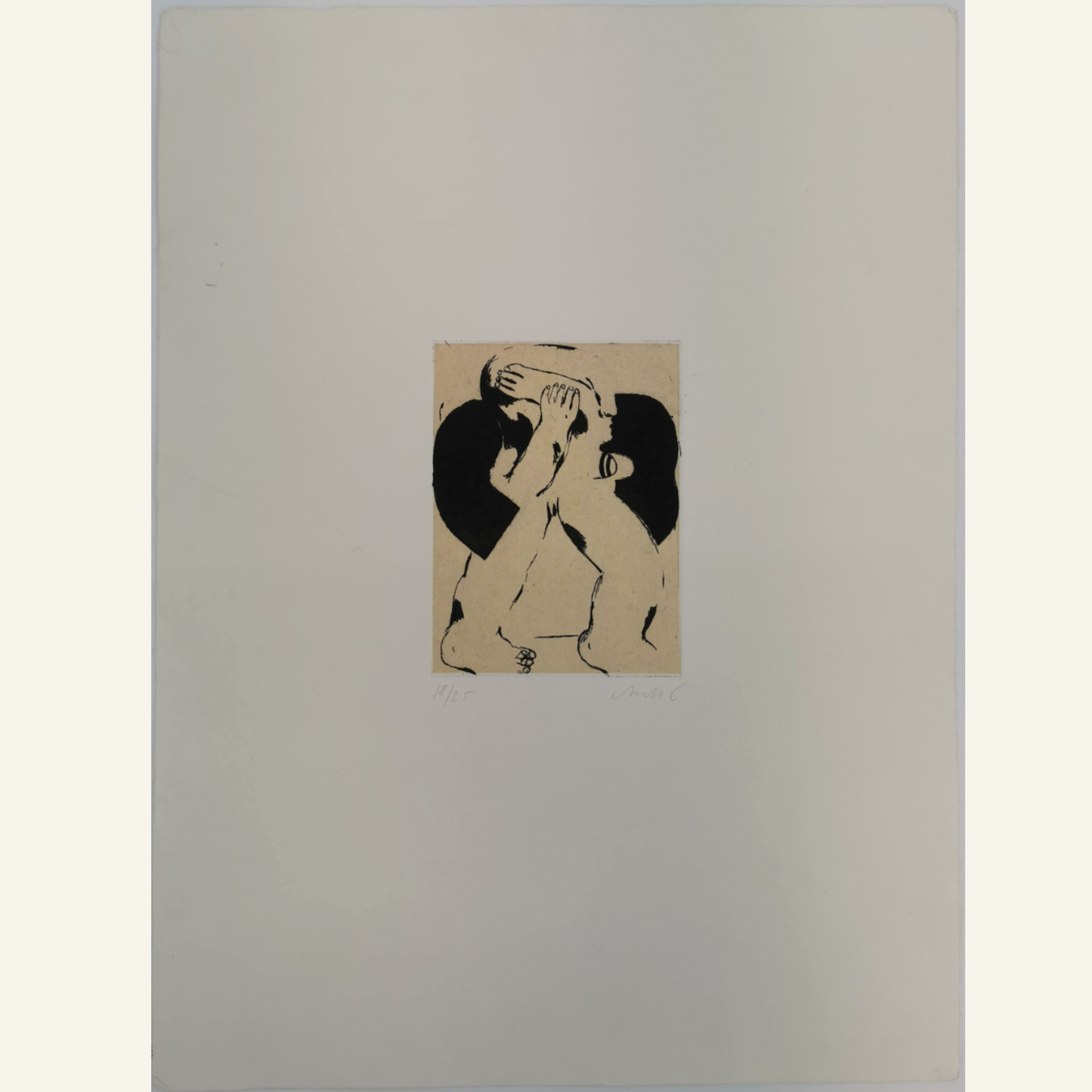 Horst Antes | Frau mit erhobenen Armen (2).png