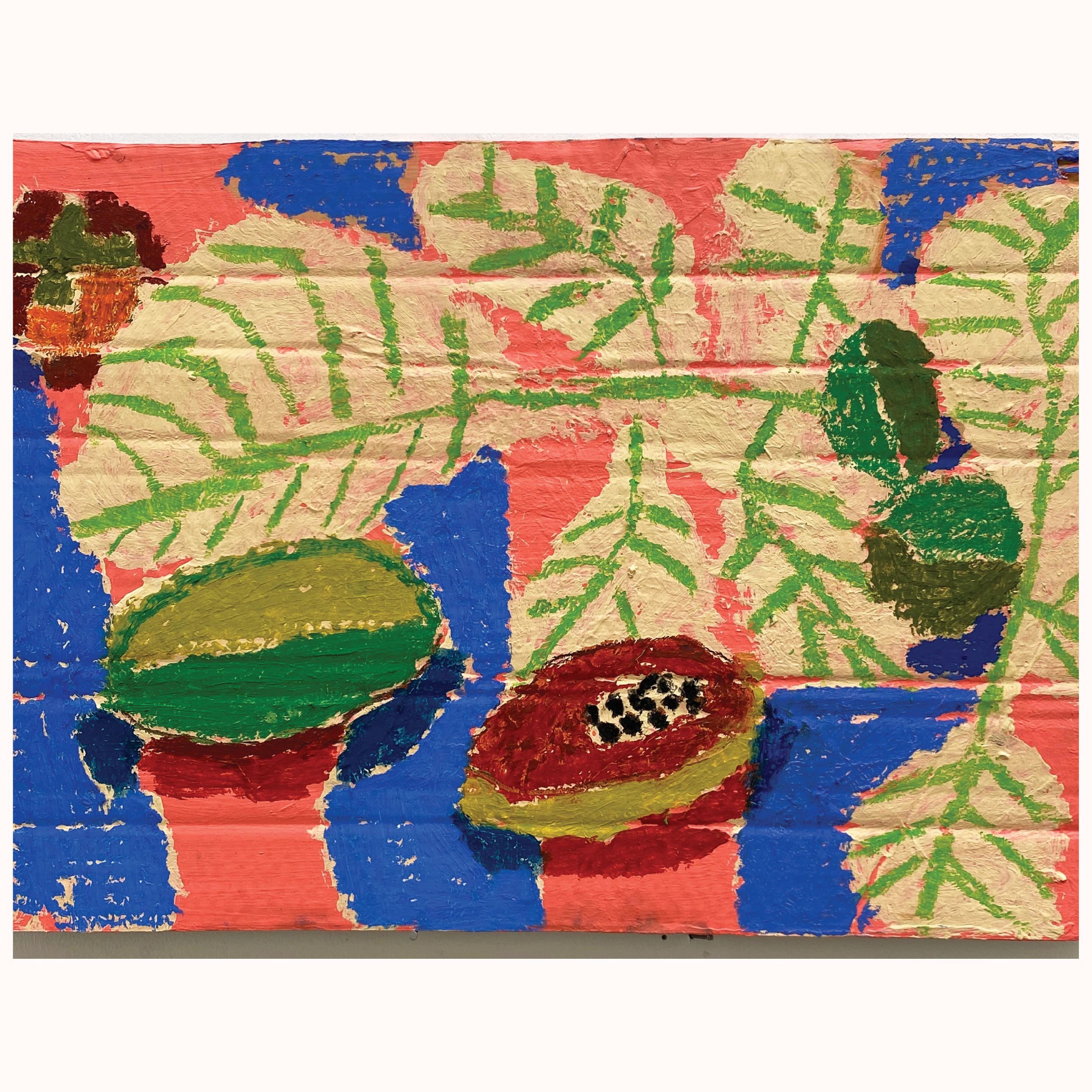 Rosa Roberts  |  Papaya with Walnut leaves
